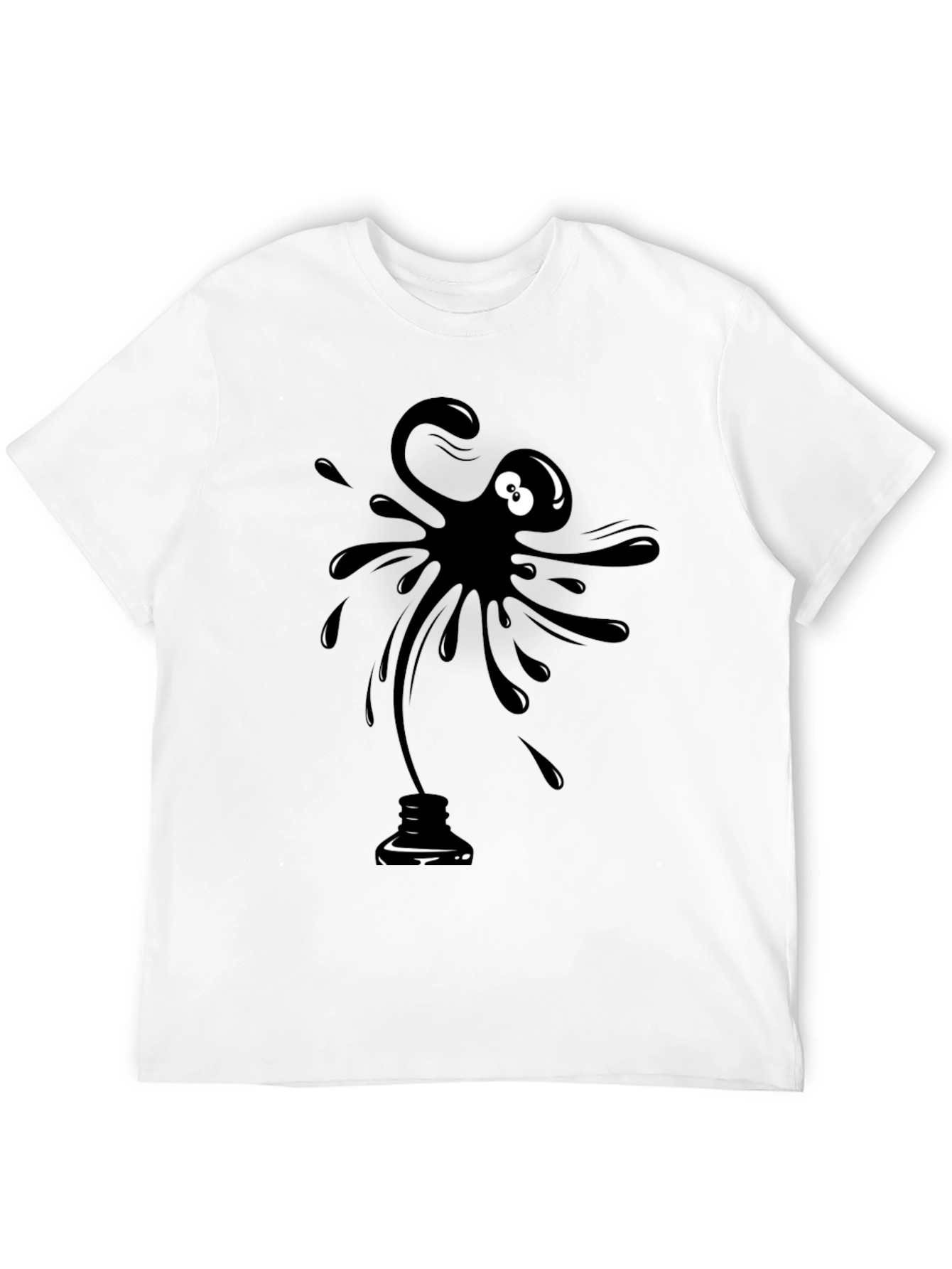 Ink Blob Character T-Shirt
