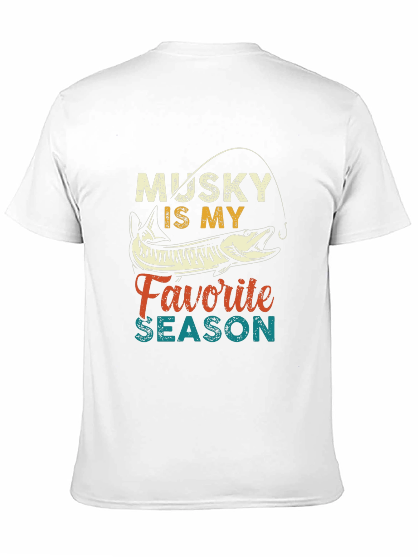 Musky Fishing Graphic Tee - Favorite Season T-Shirt
