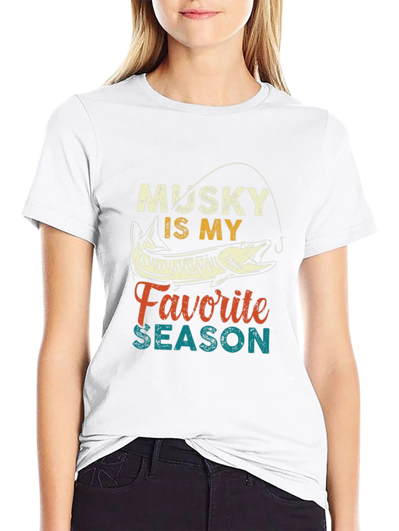 Musky Fishing Graphic Tee - Favorite Season T-Shirt
