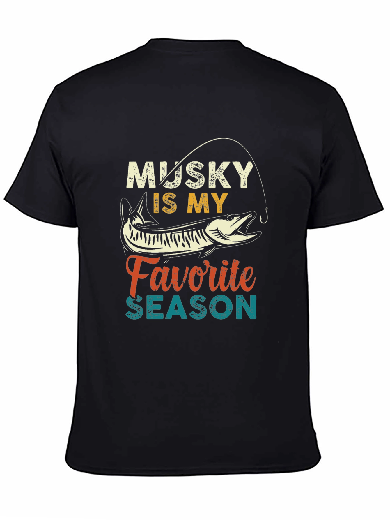 Musky Fishing Graphic Tee - Favorite Season T-Shirt