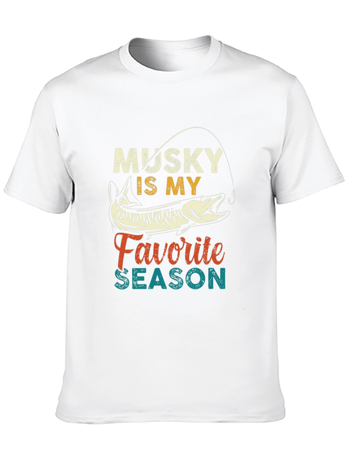 Musky Fishing Graphic Tee - Favorite Season T-Shirt