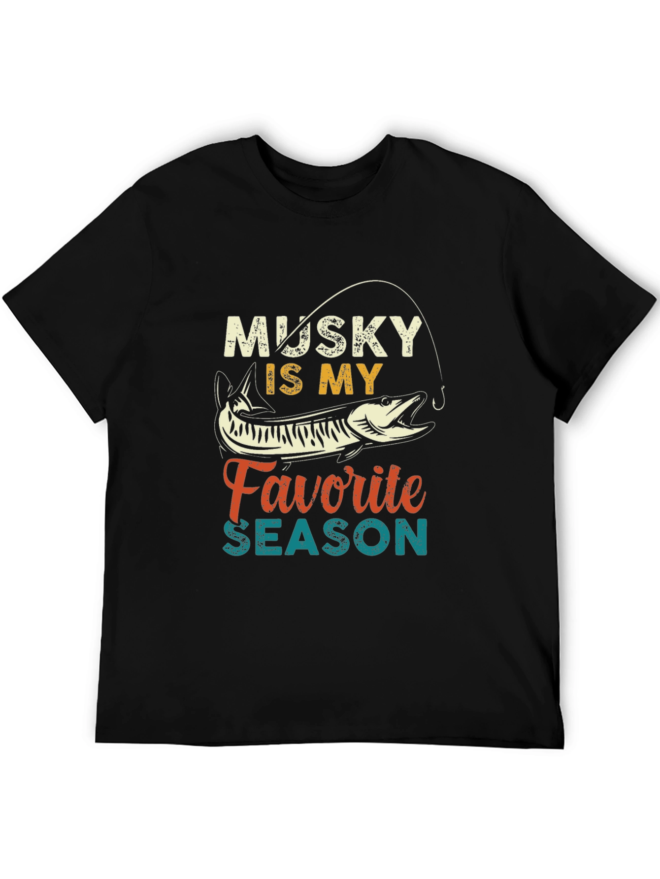 Musky Fishing Graphic Tee - Favorite Season T-Shirt