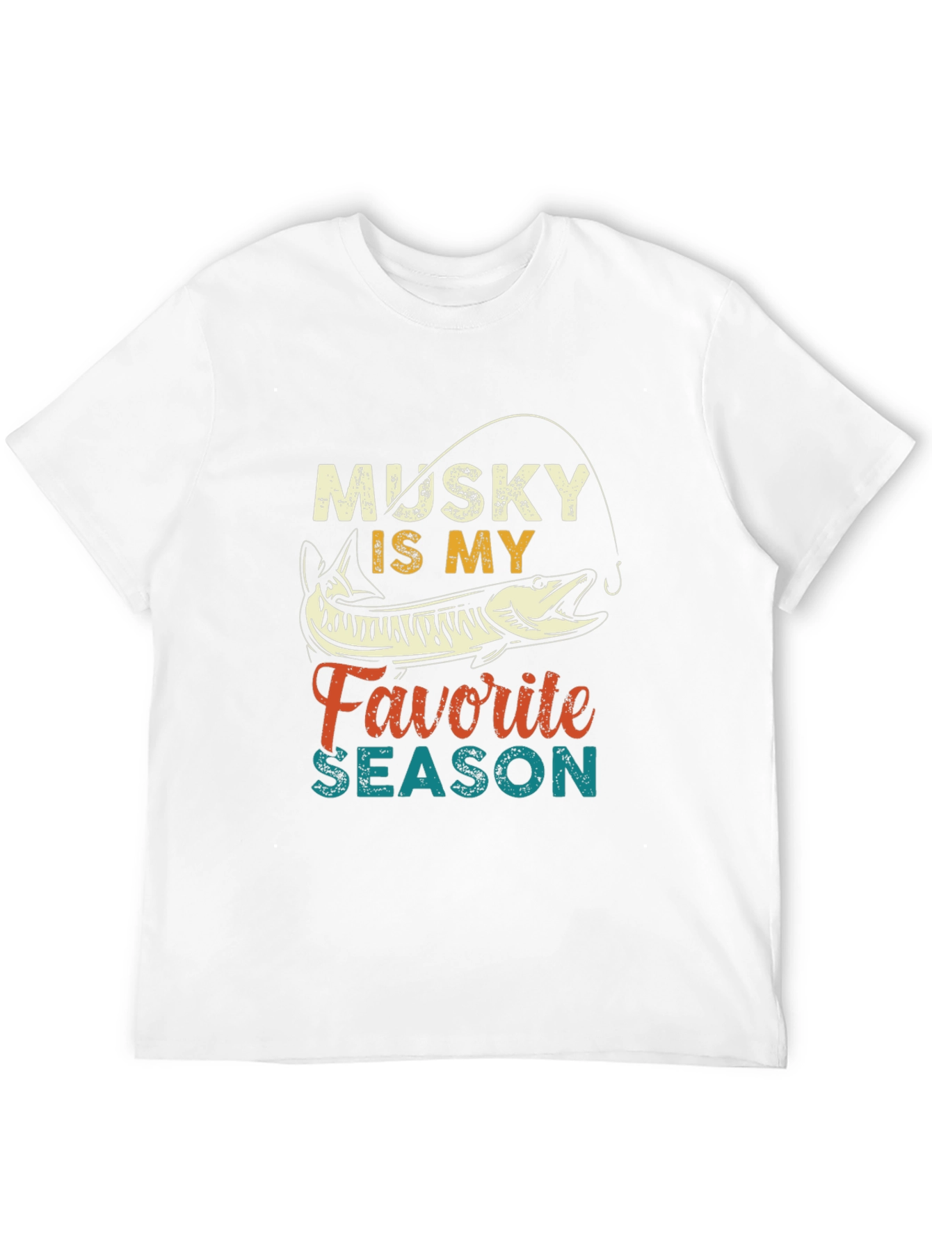 Musky Fishing Graphic Tee - Favorite Season T-Shirt