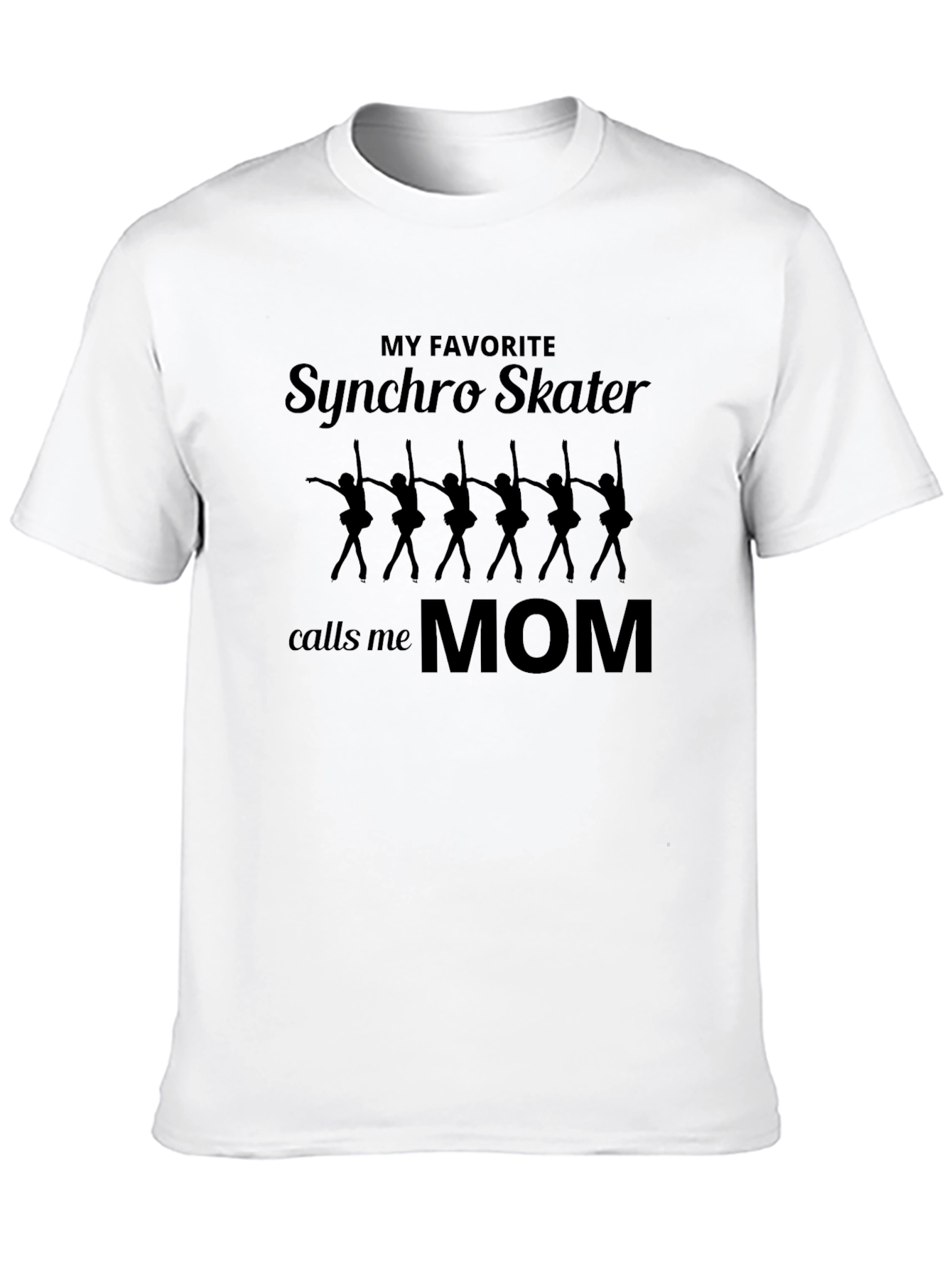 Synchro Skater Mom T-Shirt - Figure Skating Fan Apparel