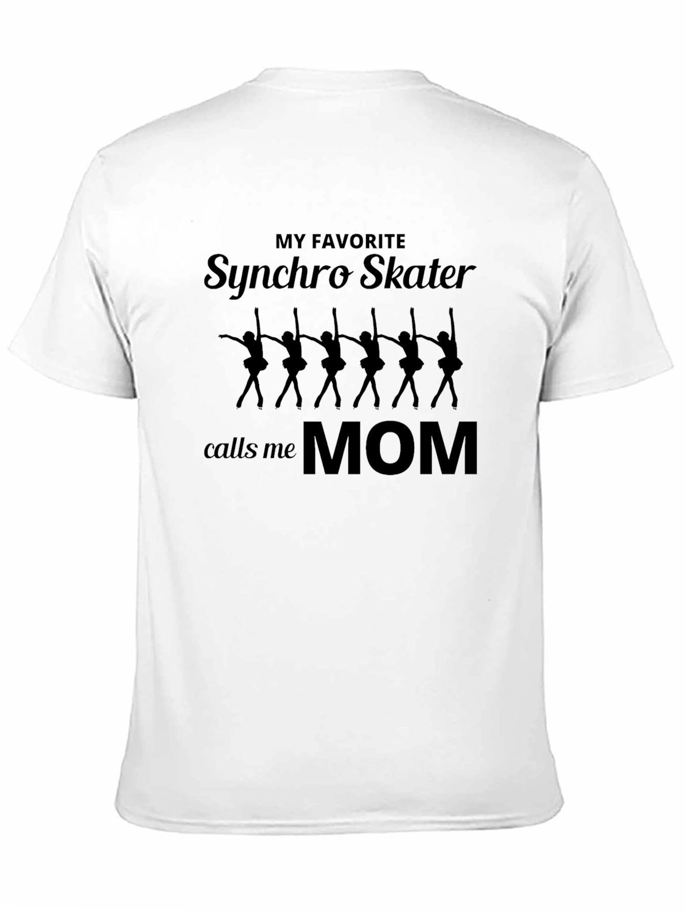Synchro Skater Mom T-Shirt - Figure Skating Fan Apparel