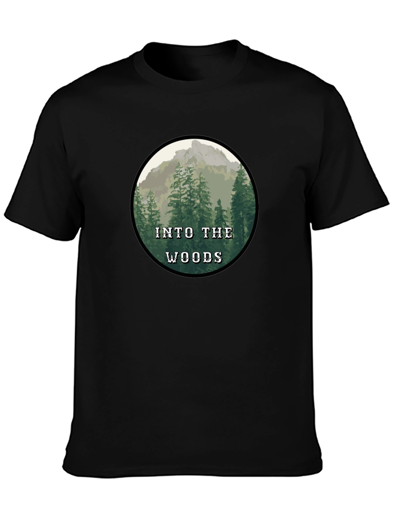 Into The Woods Graphic Tee - Nature Adventure Shirt