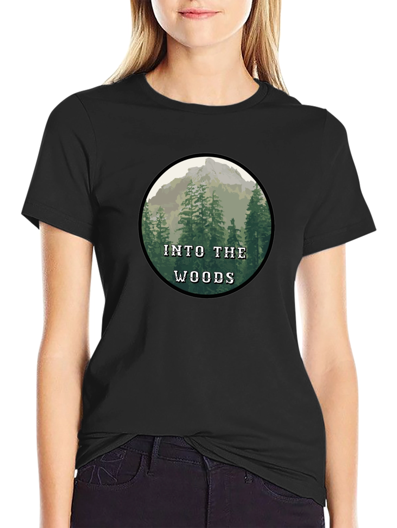 Into The Woods Graphic Tee - Nature Adventure Shirt