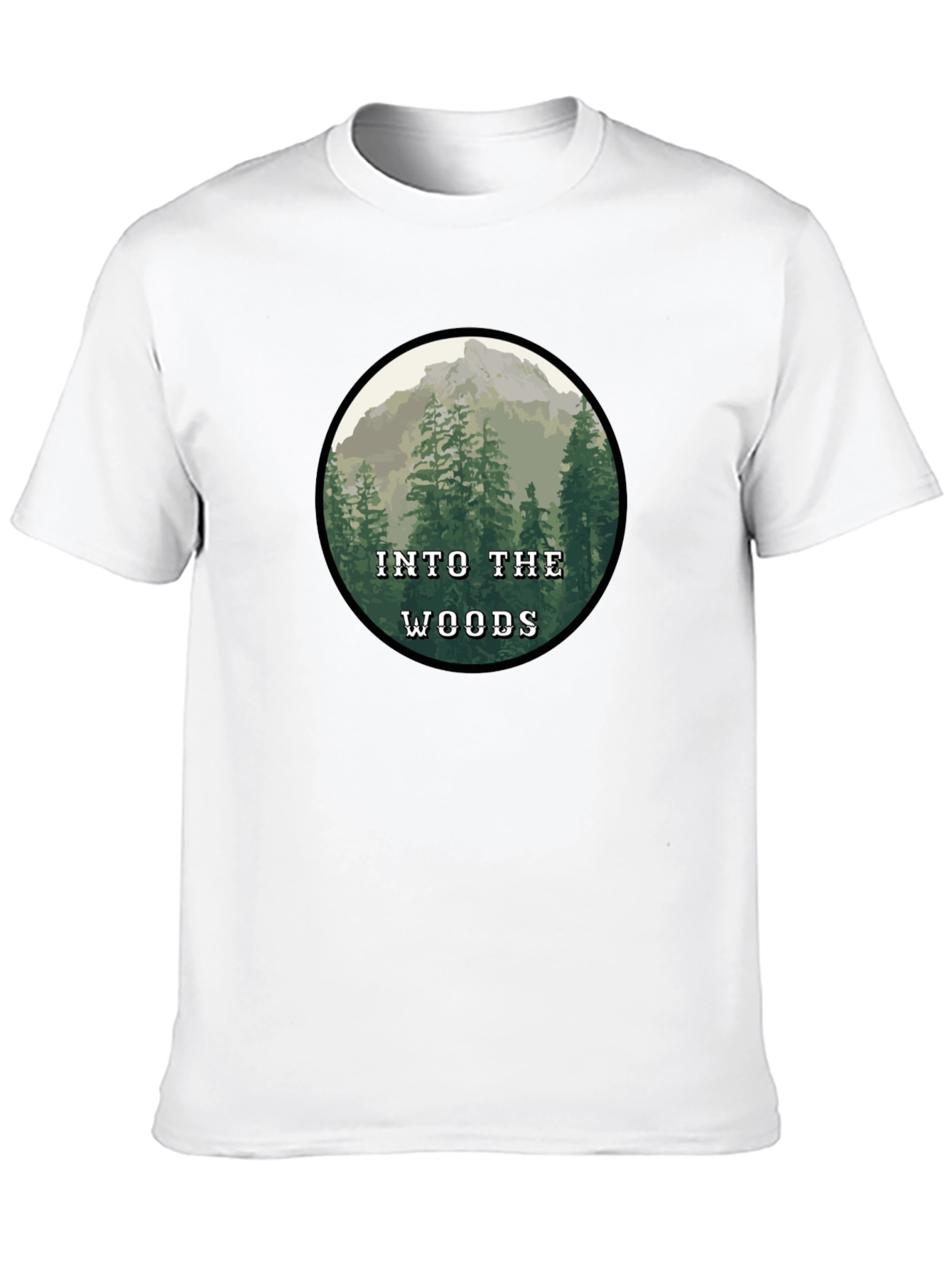 Into The Woods Graphic Tee - Nature Adventure Shirt