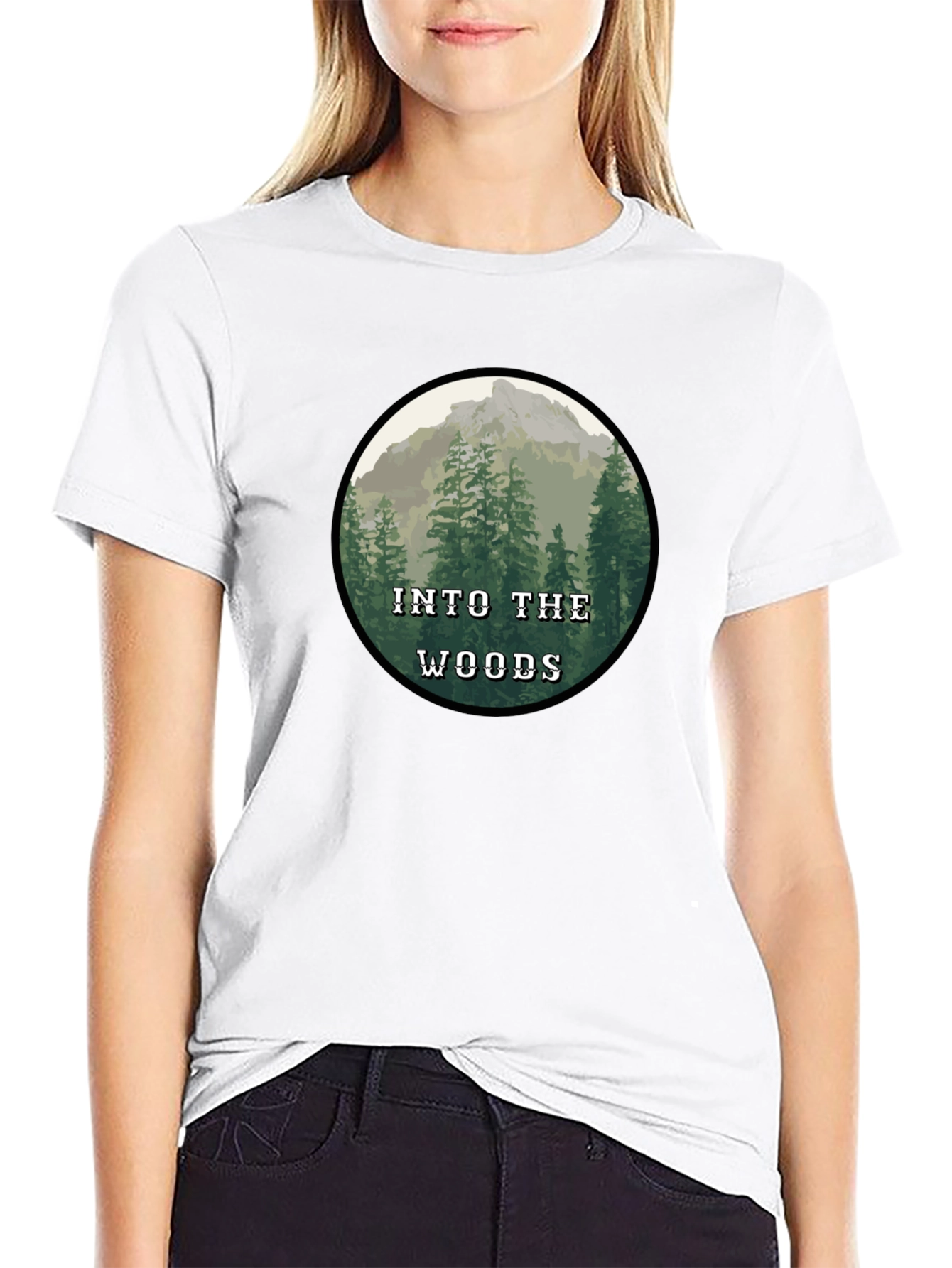 Into The Woods Graphic Tee - Nature Adventure Shirt
