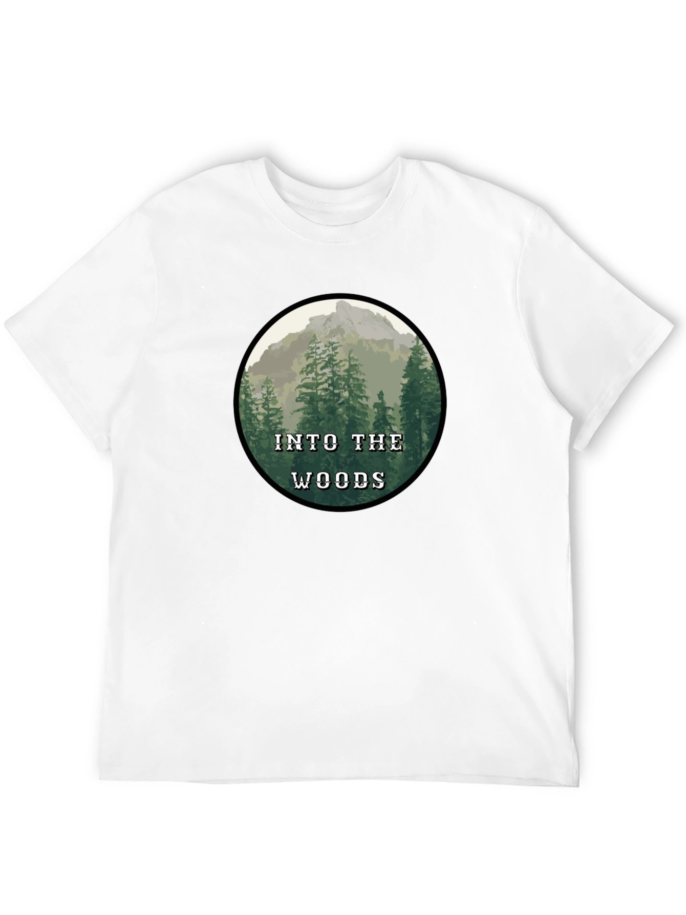 Into The Woods Graphic Tee - Nature Adventure Shirt