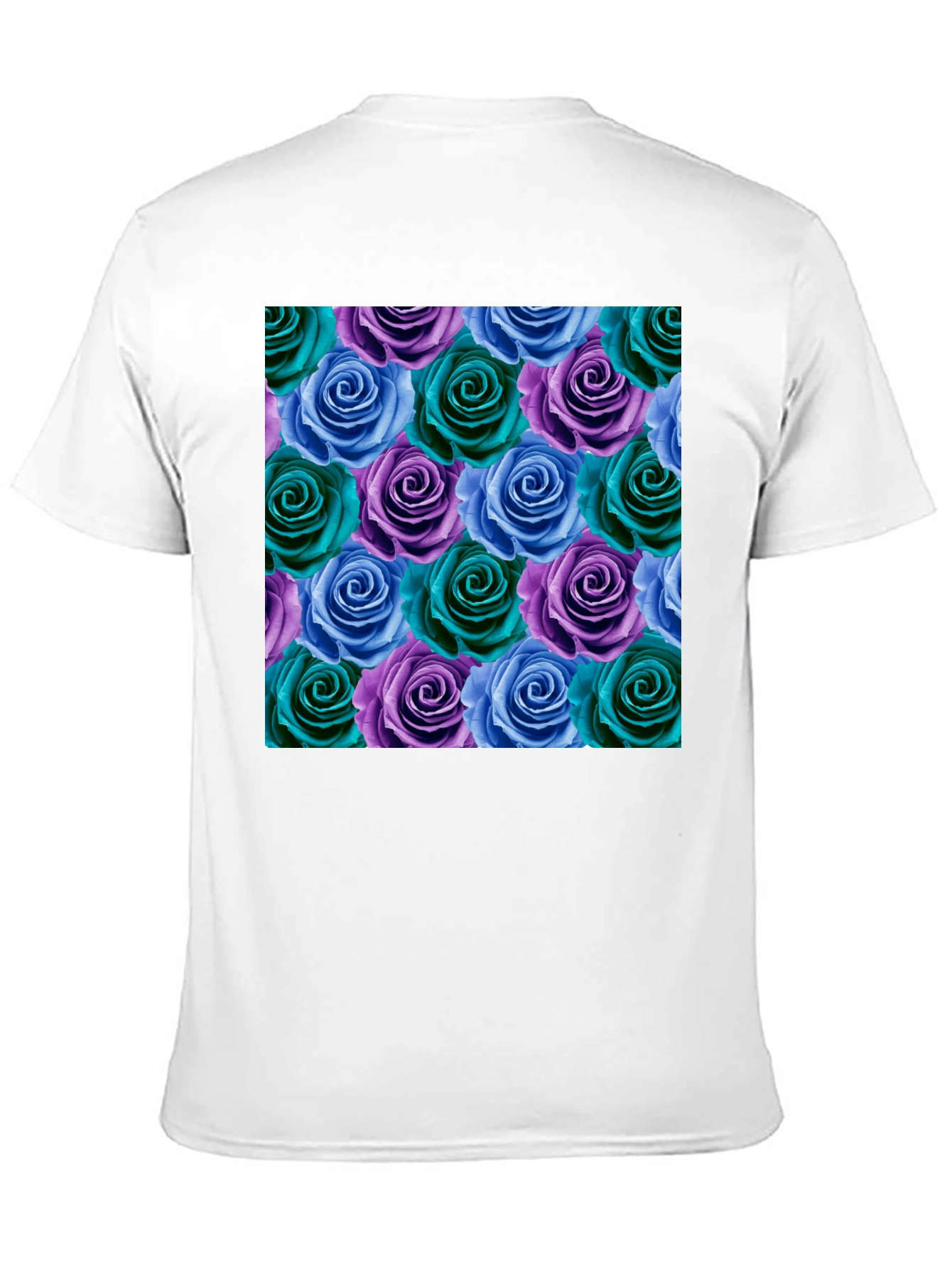 Floral Rose Pattern T-Shirt