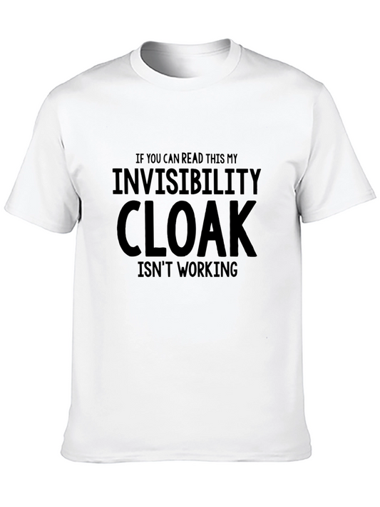 Invisibility Cloak T-Shirt - Funny Novelty Graphic Tee