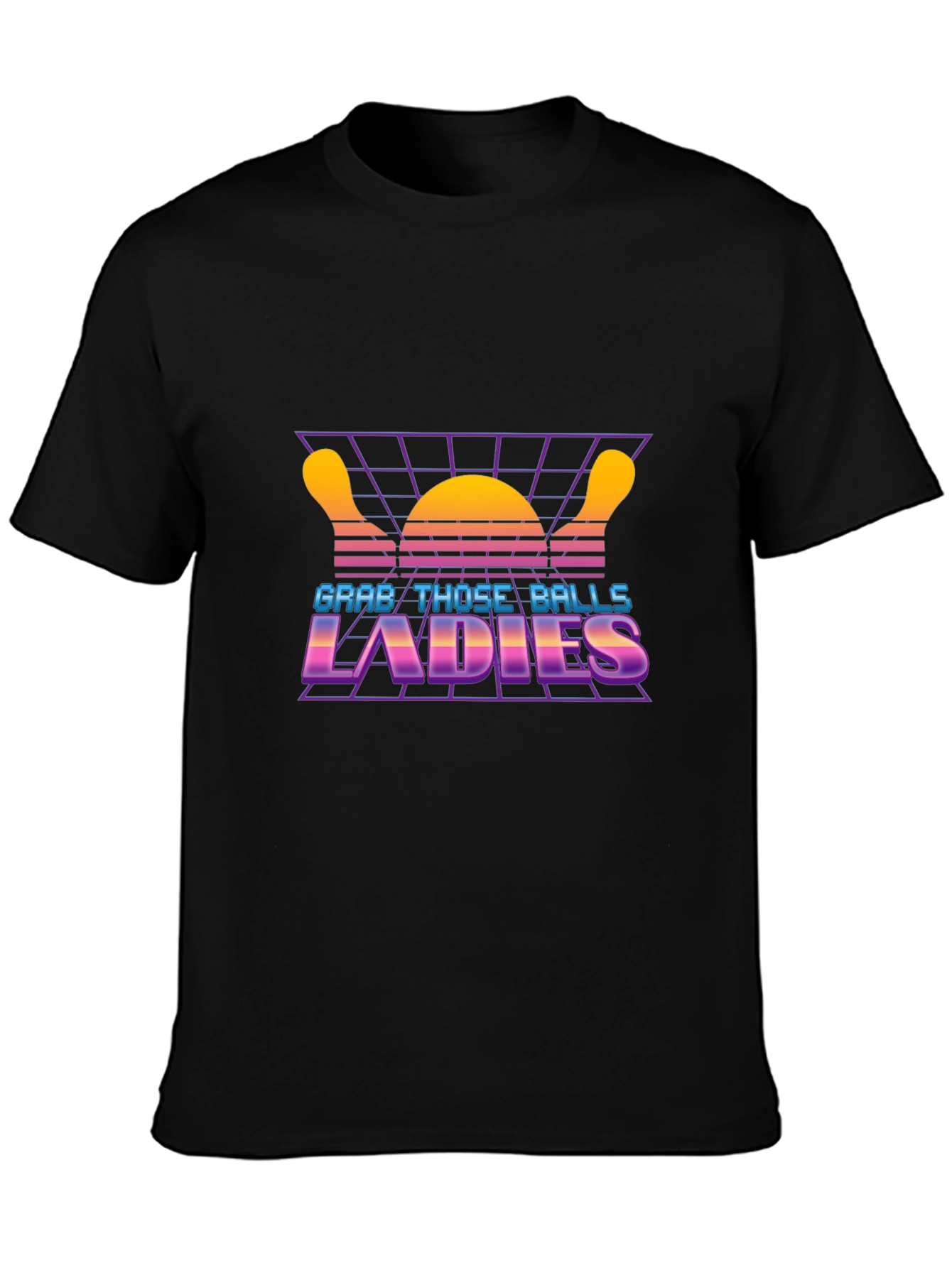 Grab Those Balls Ladies Bowling Shirt