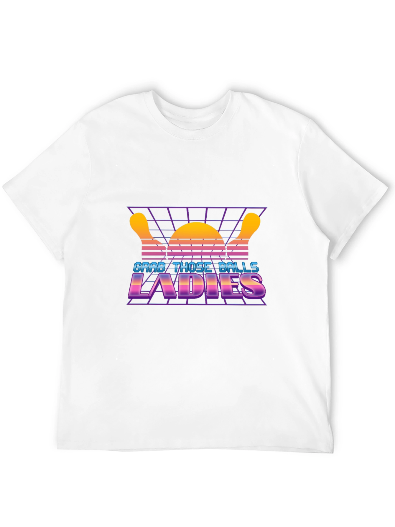 Grab Those Balls Ladies Bowling Shirt