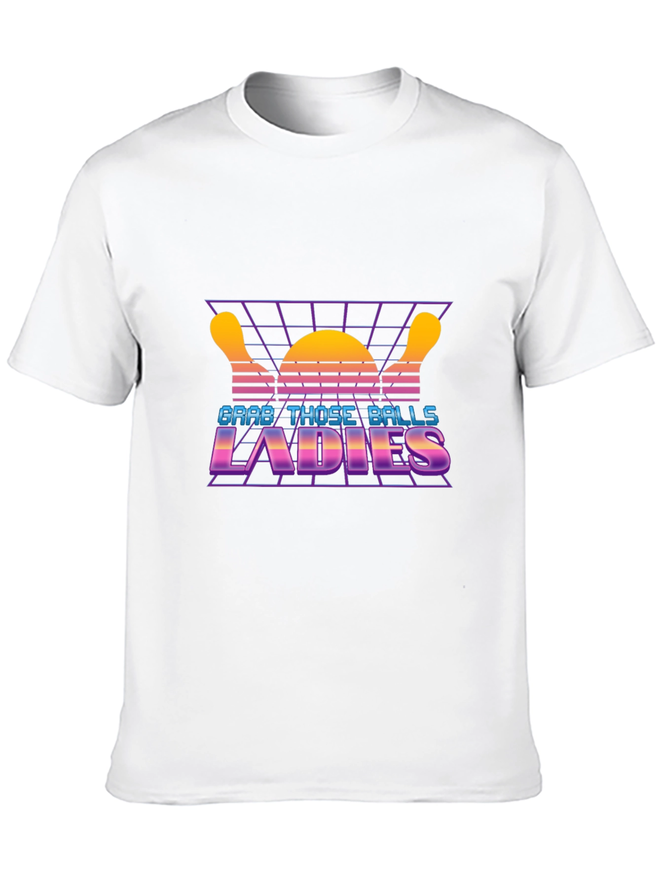 Grab Those Balls Ladies Bowling Shirt