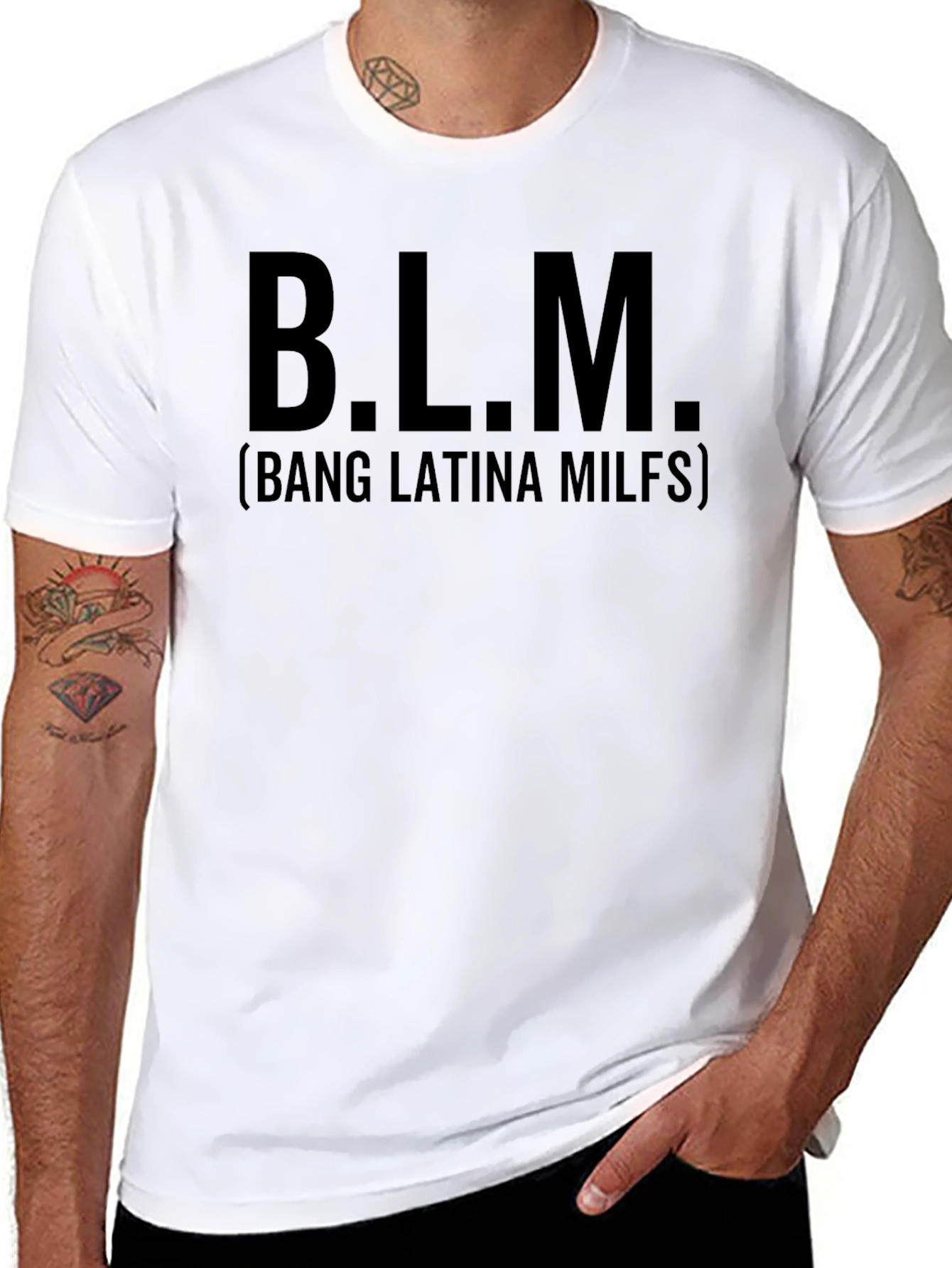 Provocative B.L.M. Graphic Tee