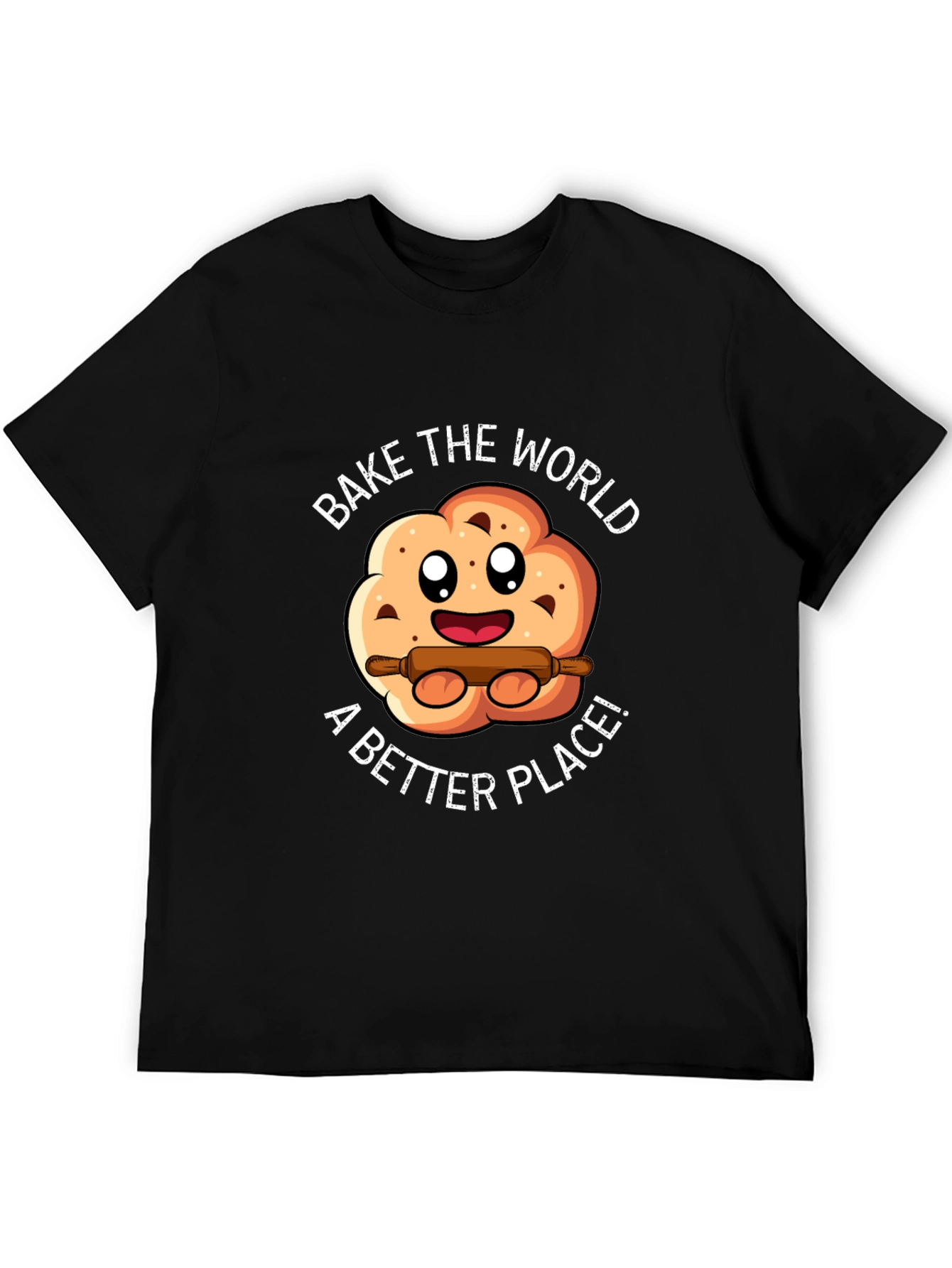 Bake the World T-Shirt - Cute Cookie Design