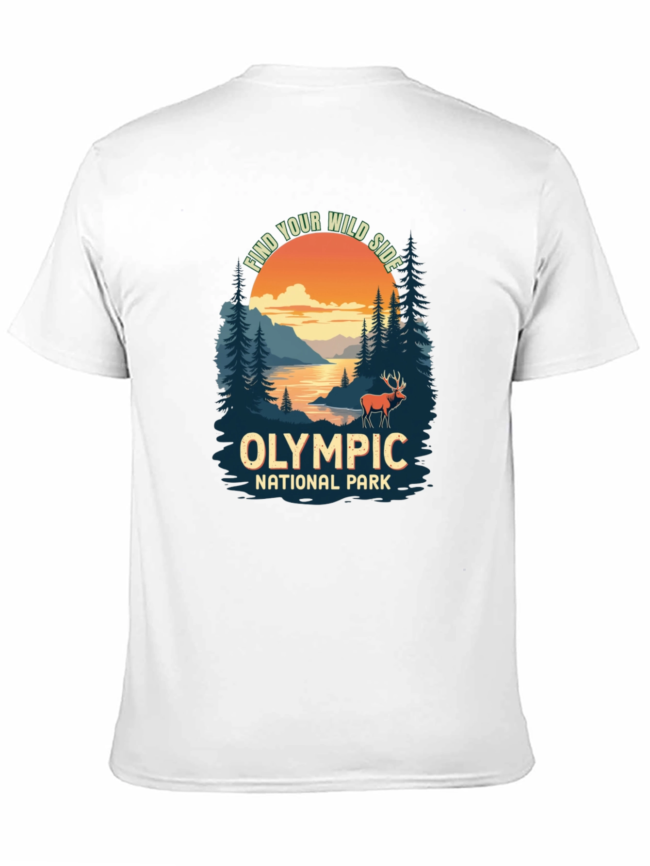Olympic National Park Wild Side T-Shirt