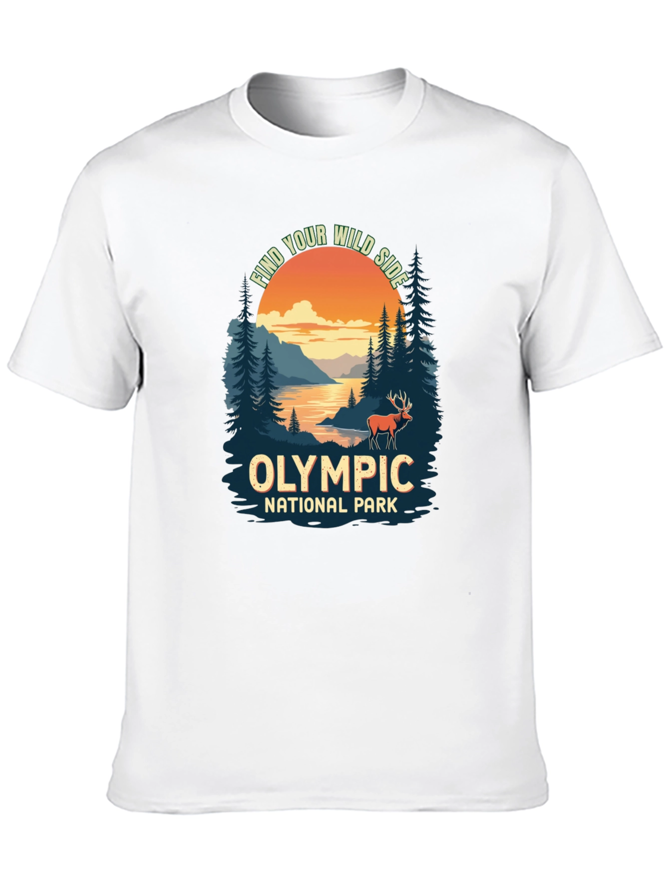 Olympic National Park Wild Side T-Shirt