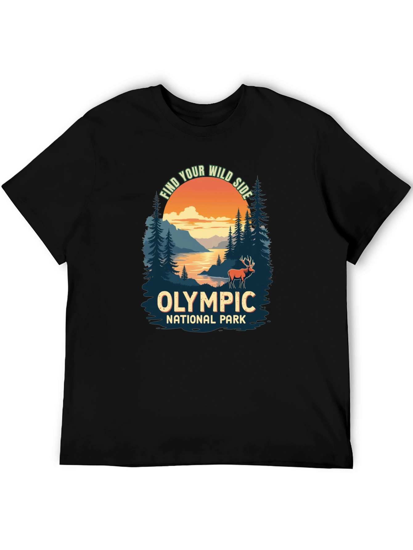 Olympic National Park Wild Side T-Shirt
