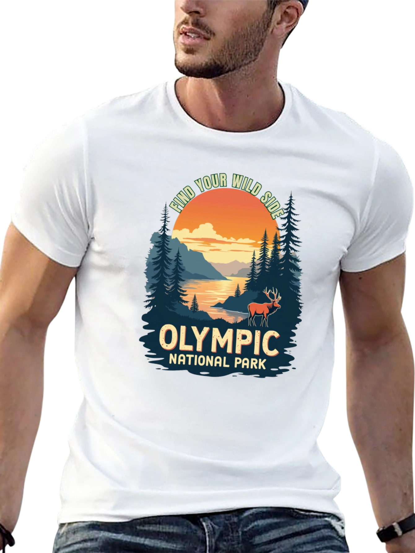 Olympic National Park Wild Side T-Shirt