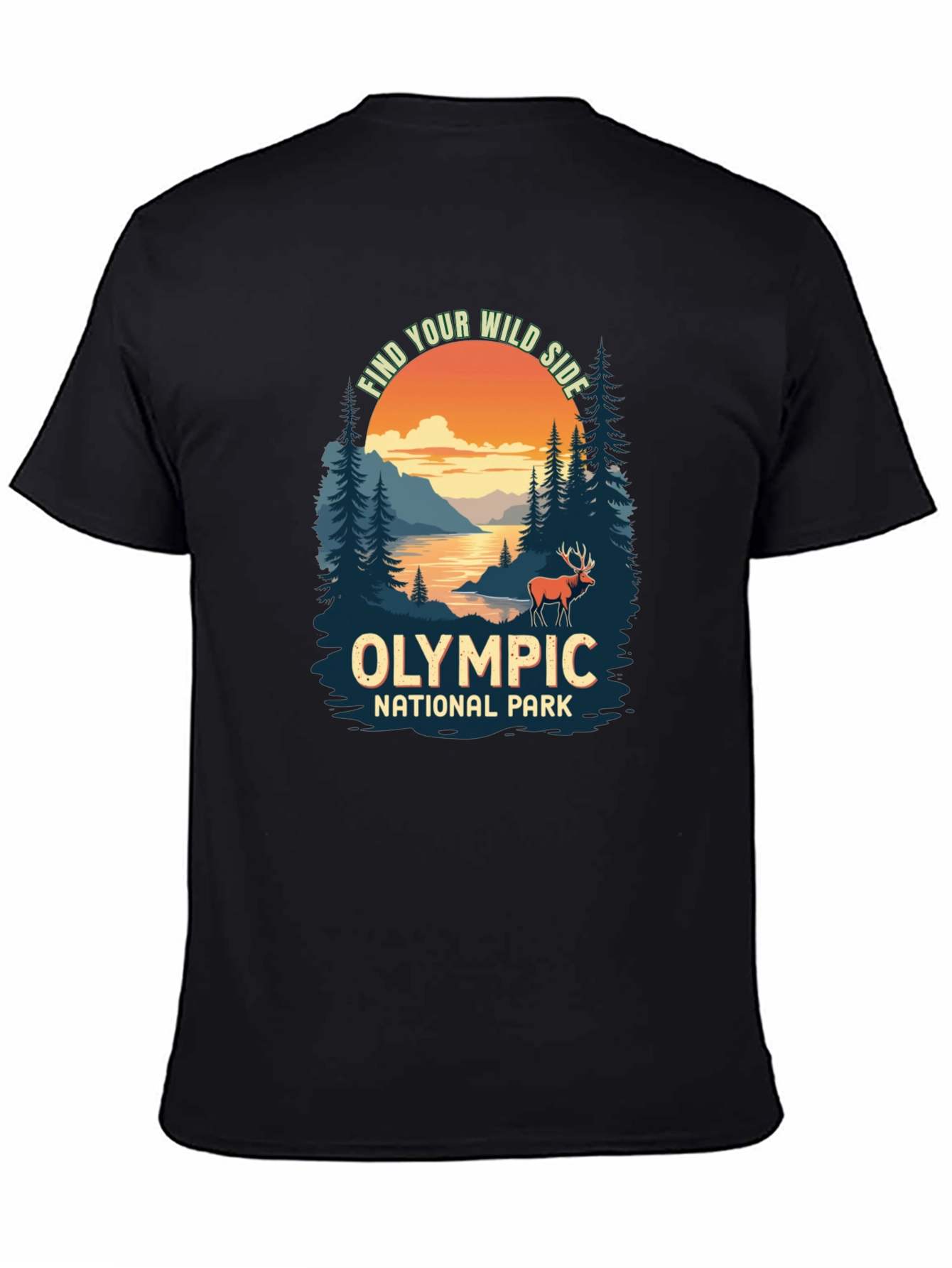 Olympic National Park Wild Side T-Shirt