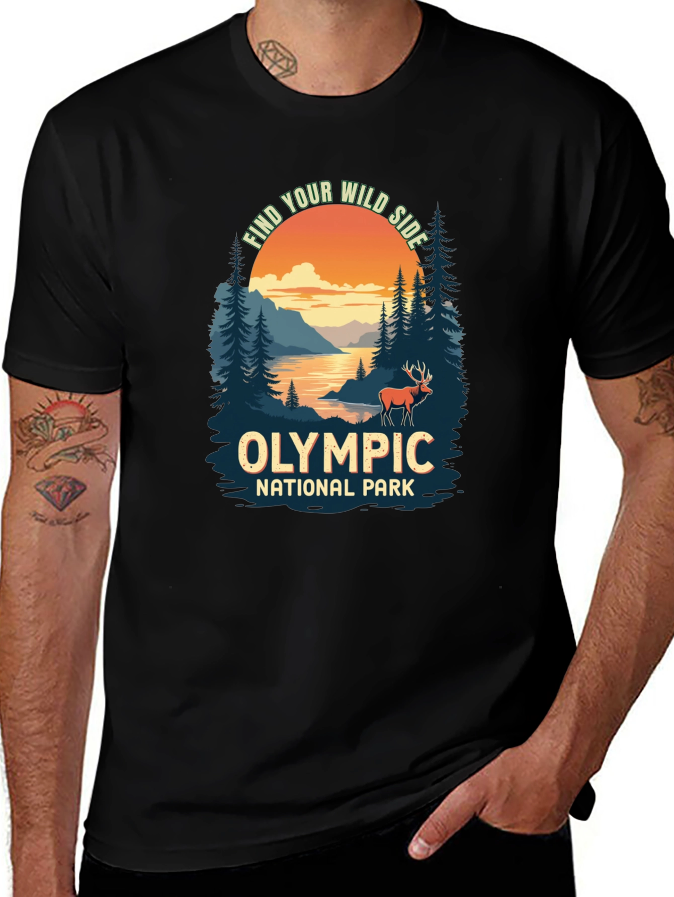 Olympic National Park Wild Side T-Shirt