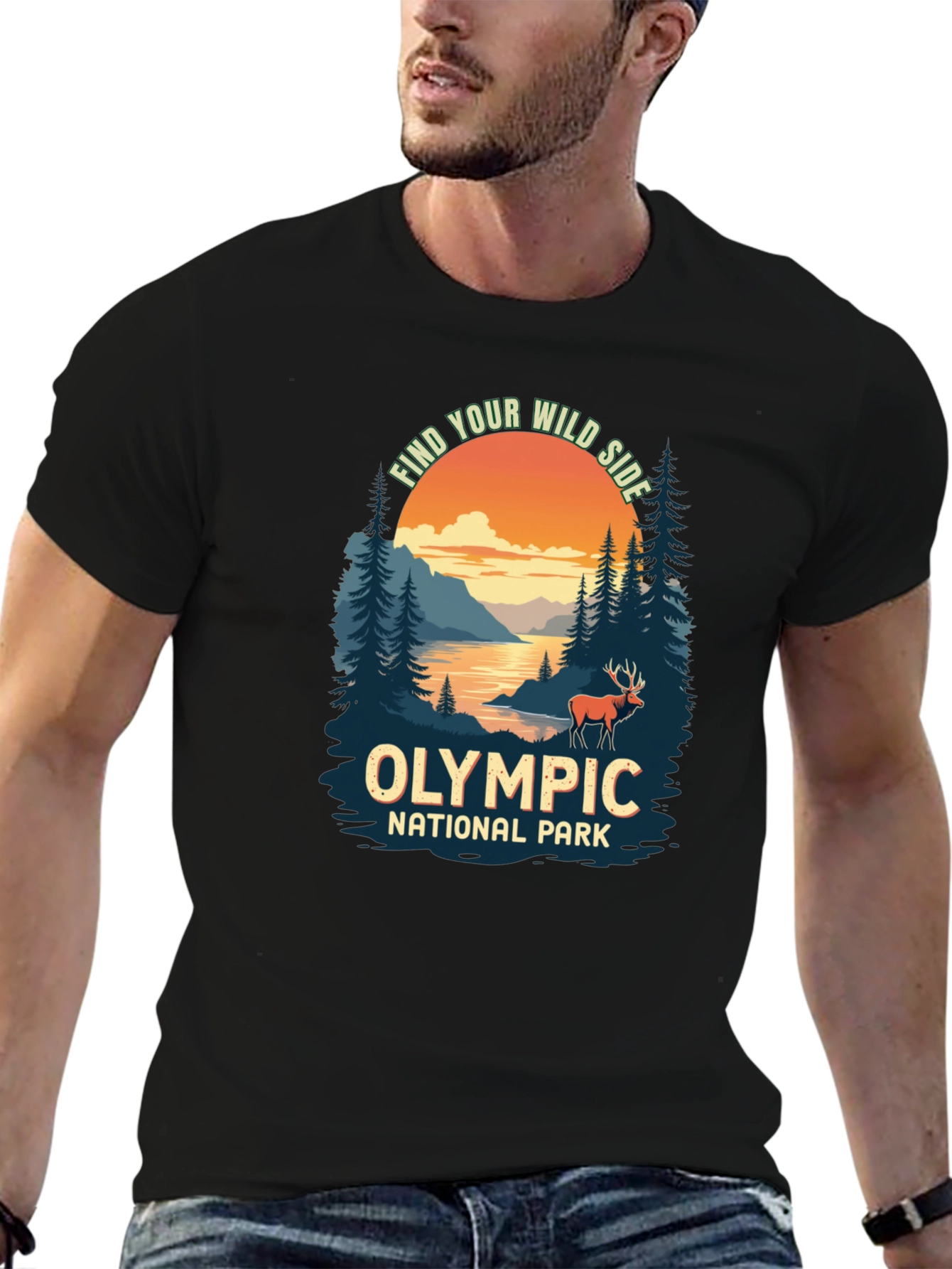 Olympic National Park Wild Side T-Shirt