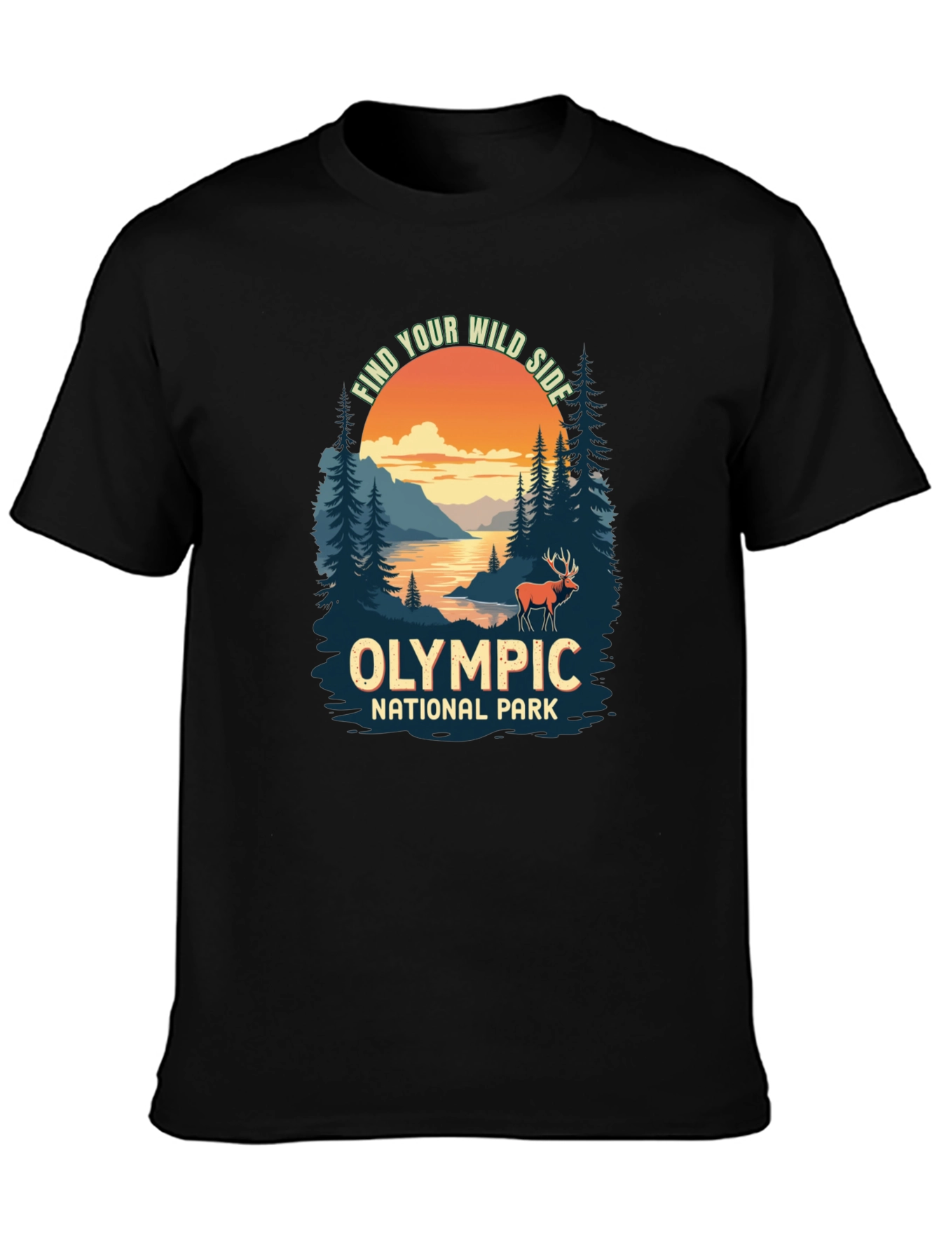 Olympic National Park Wild Side T-Shirt