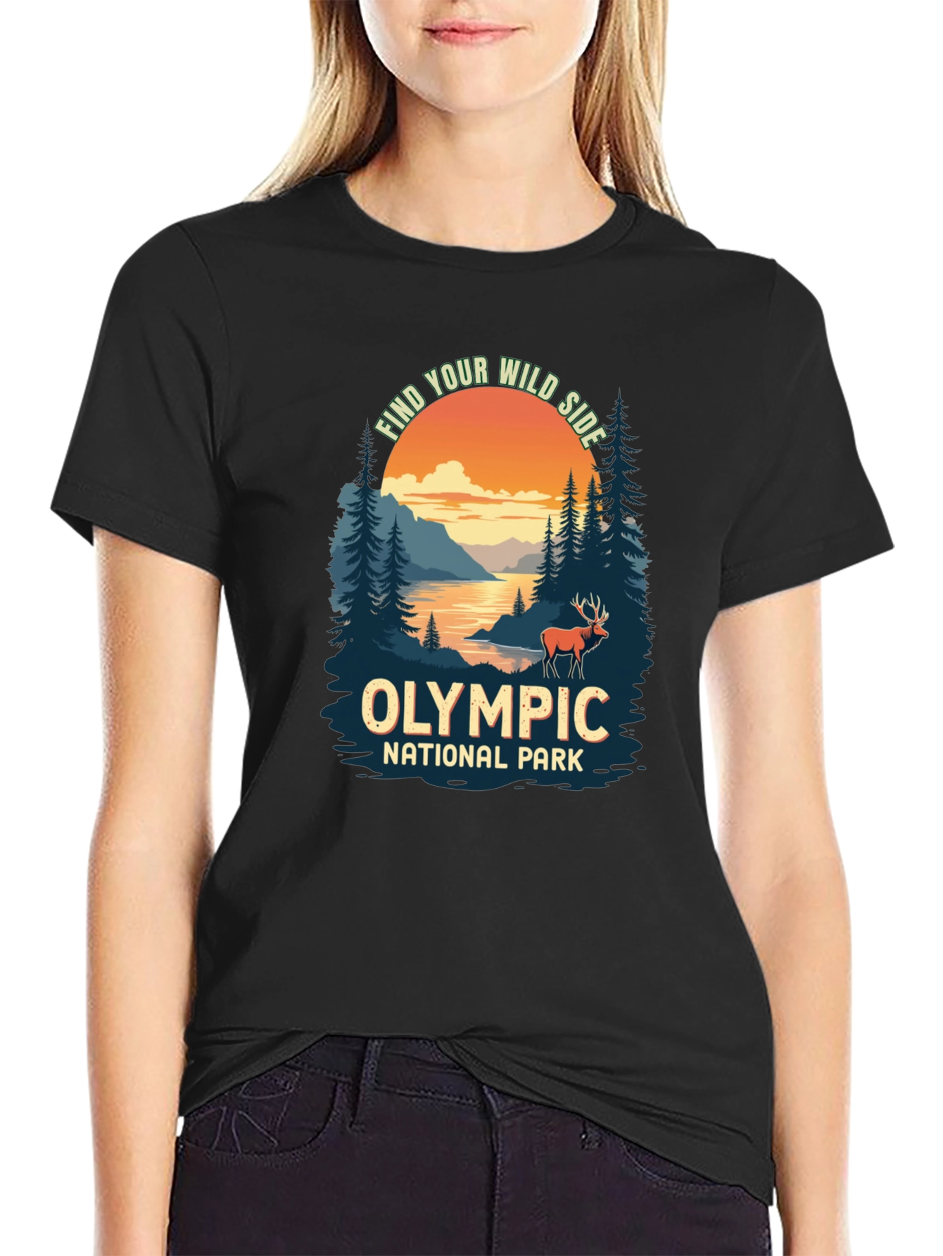 Olympic National Park Wild Side T-Shirt