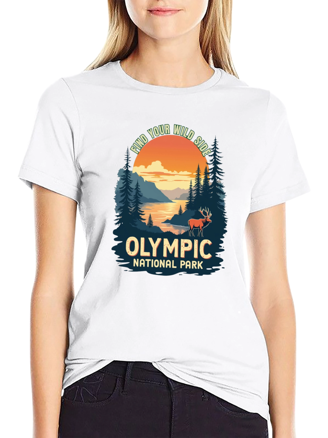 Olympic National Park Wild Side T-Shirt