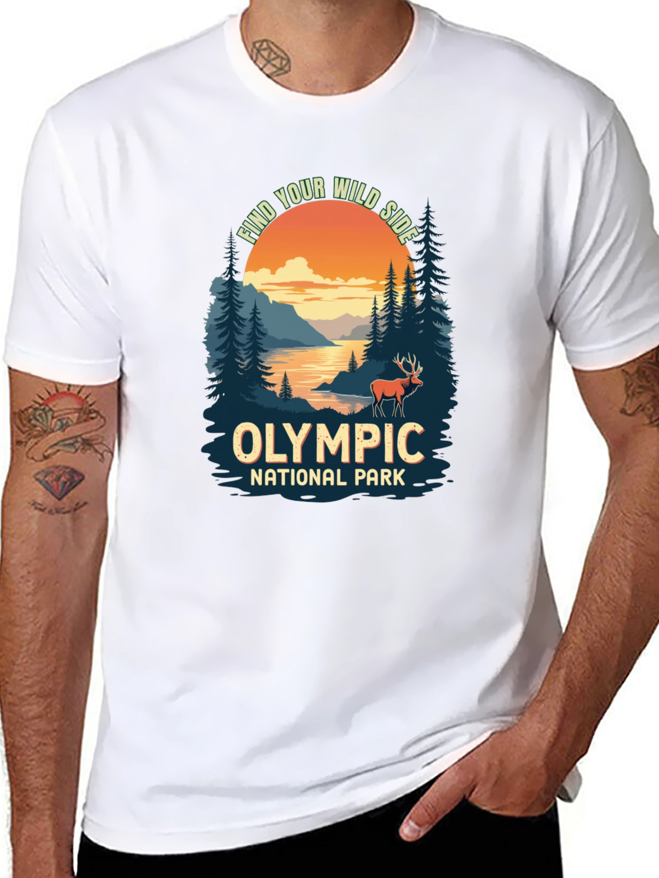 Olympic National Park Wild Side T-Shirt