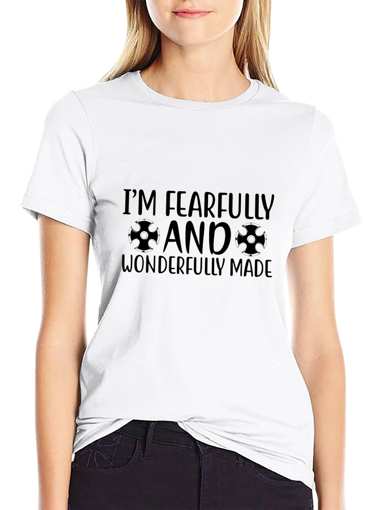 Fearfully and Wonderfully Made Black T-Shirt