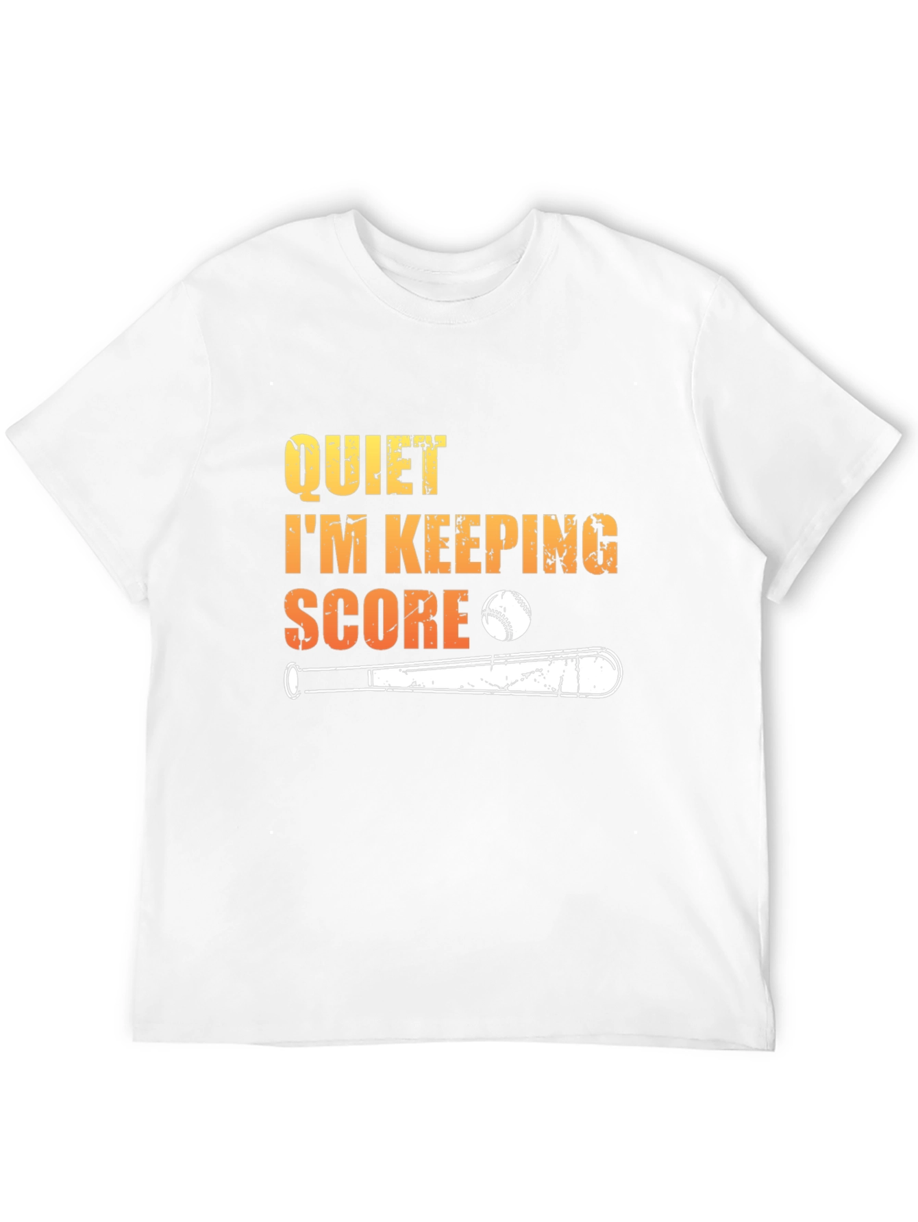 Quiet Im Keeping Score Baseball T-Shirt