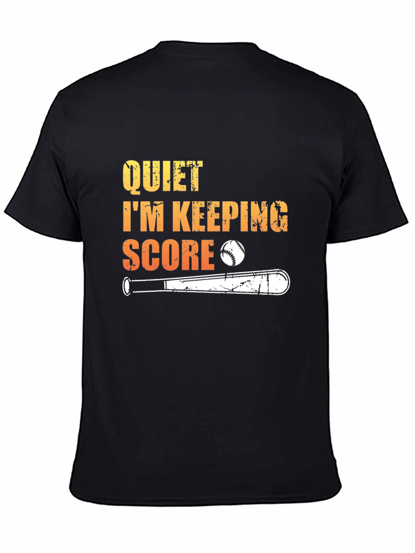Quiet Im Keeping Score Baseball T-Shirt