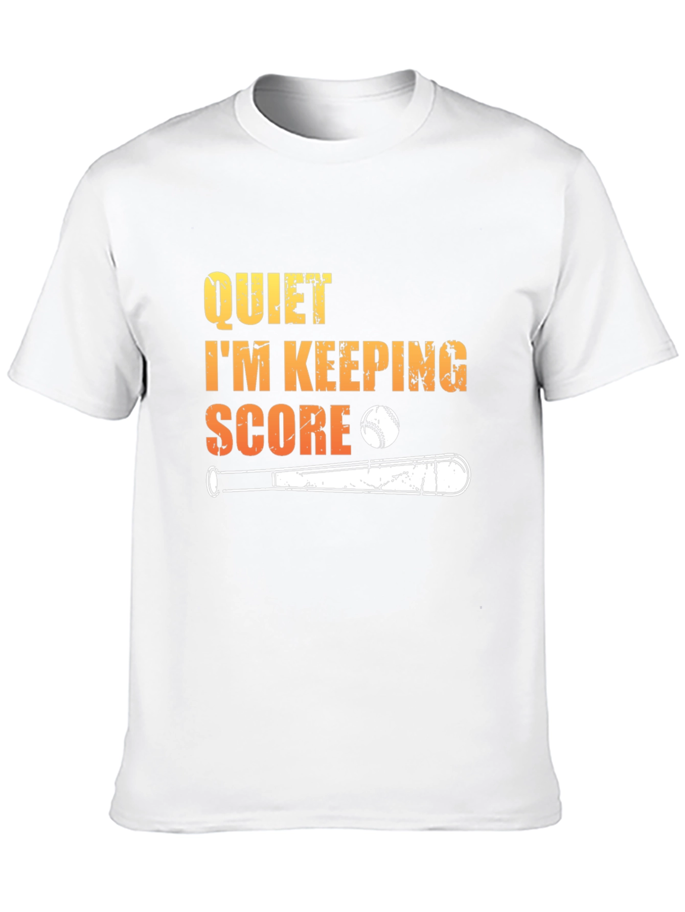 Quiet Im Keeping Score Baseball T-Shirt