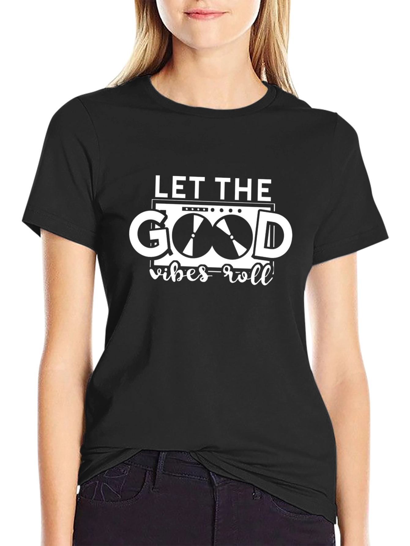 Let The Good Vibes Roll Graphic T-Shirt