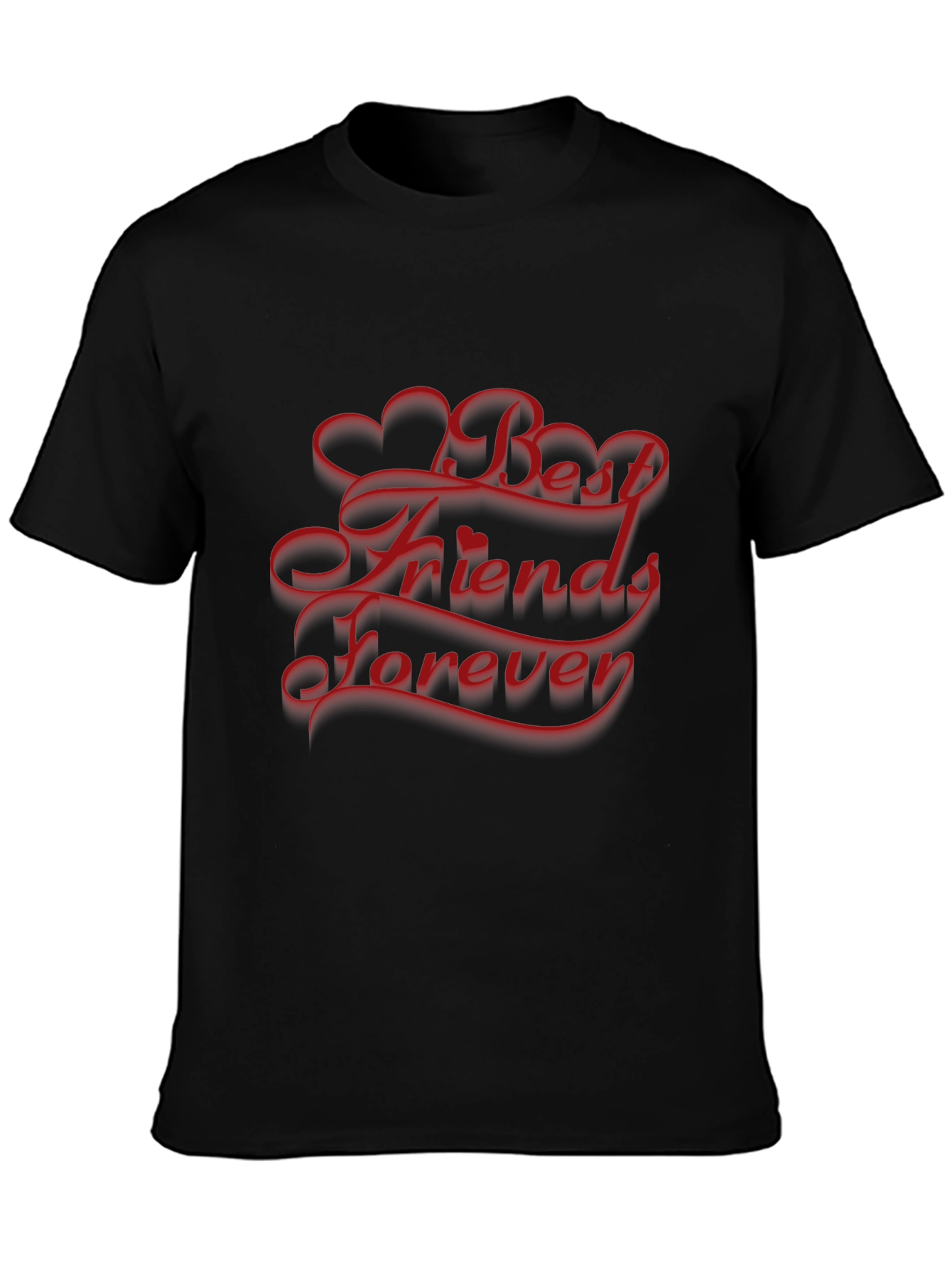 Best Friends Forever Black T-Shirt