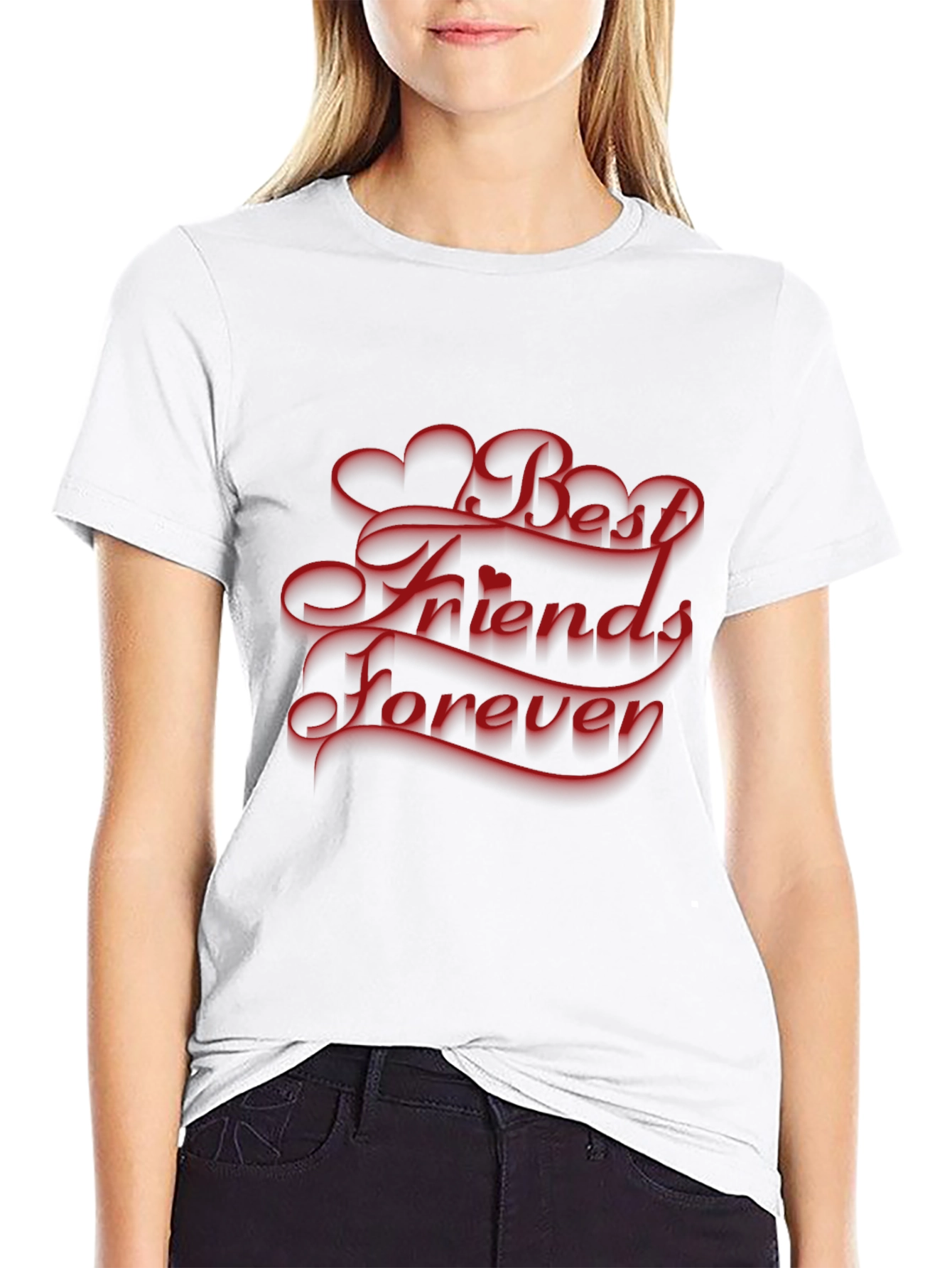 Best Friends Forever Black T-Shirt