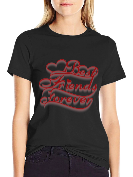 Best Friends Forever Black T-Shirt