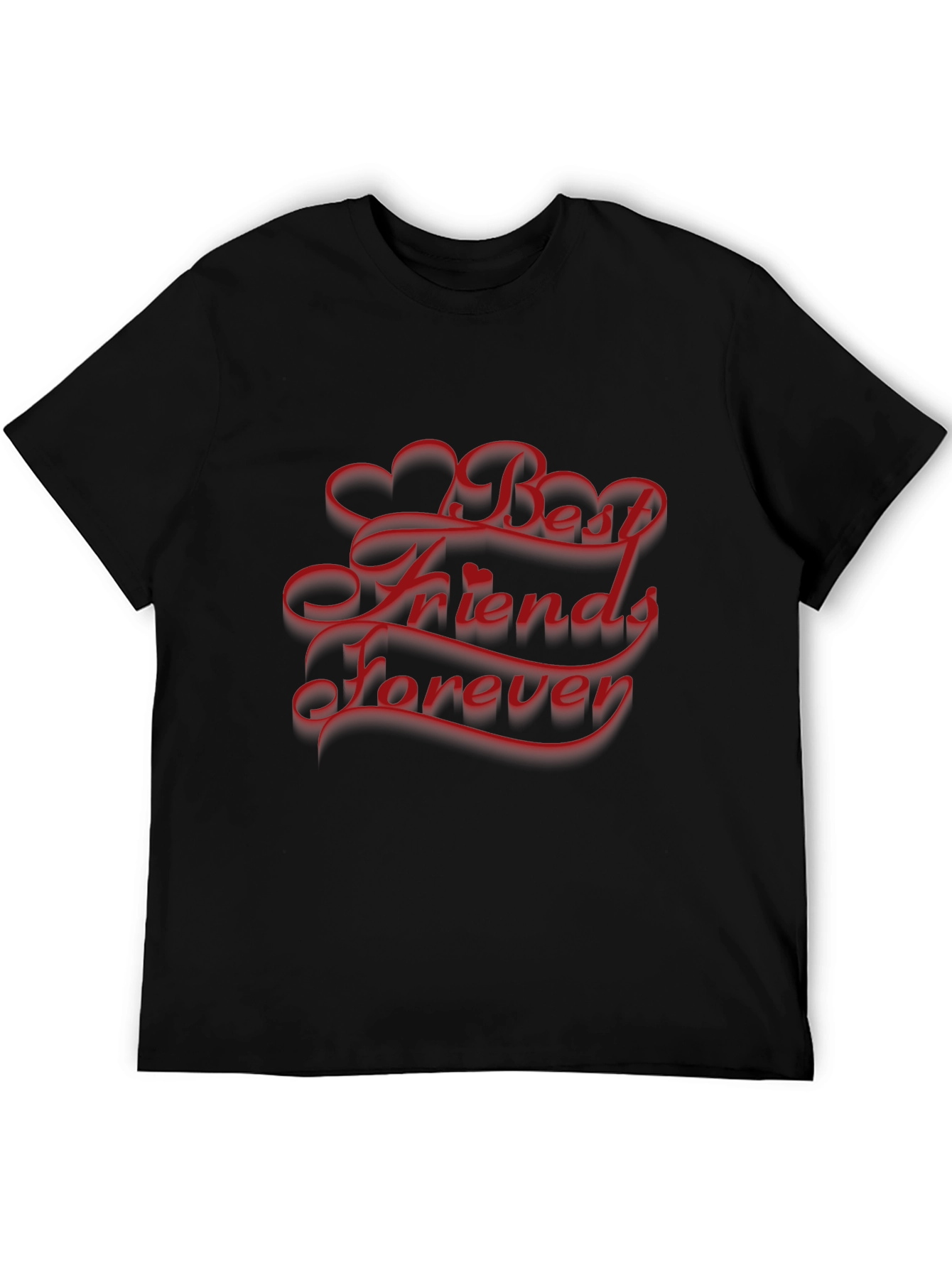 Best Friends Forever Black T-Shirt