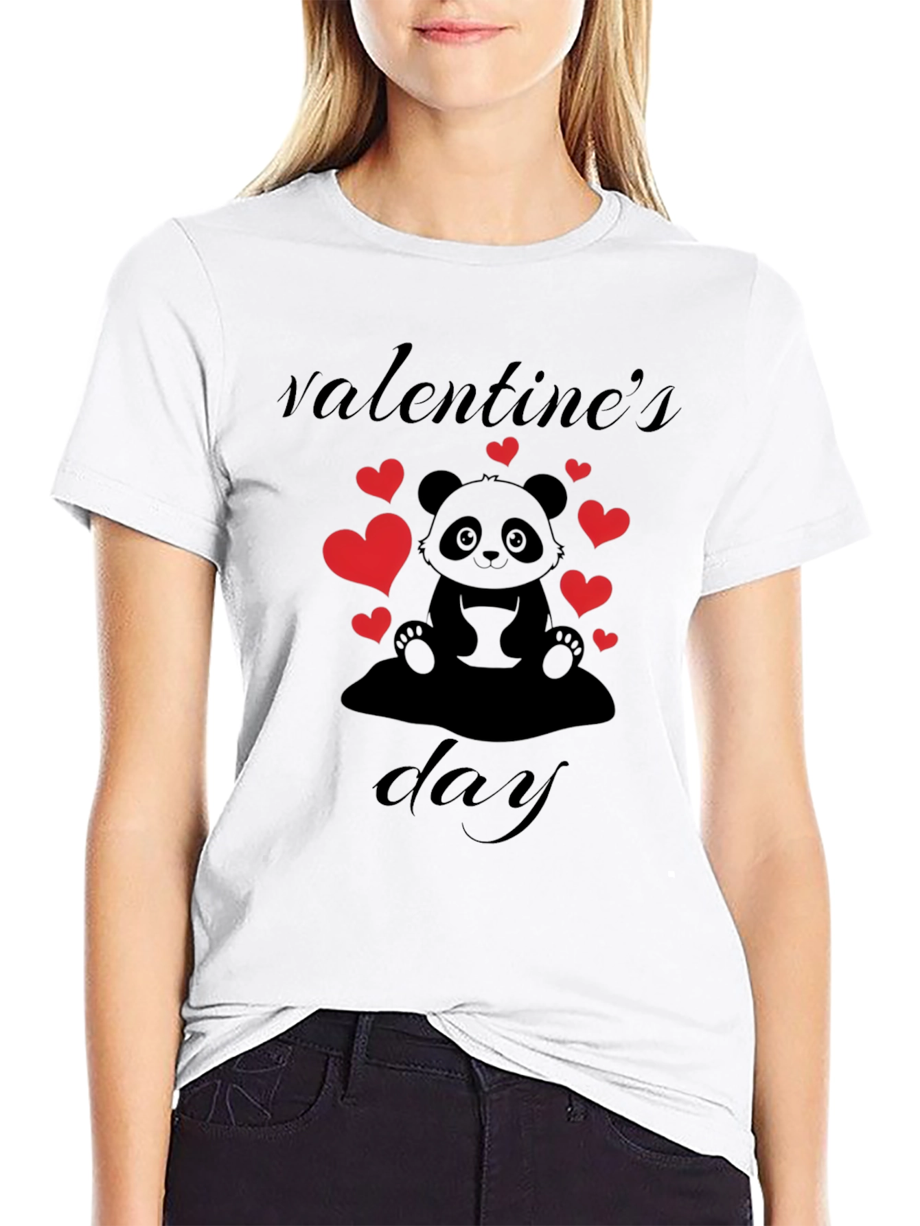 Valentines Day Panda T-Shirt