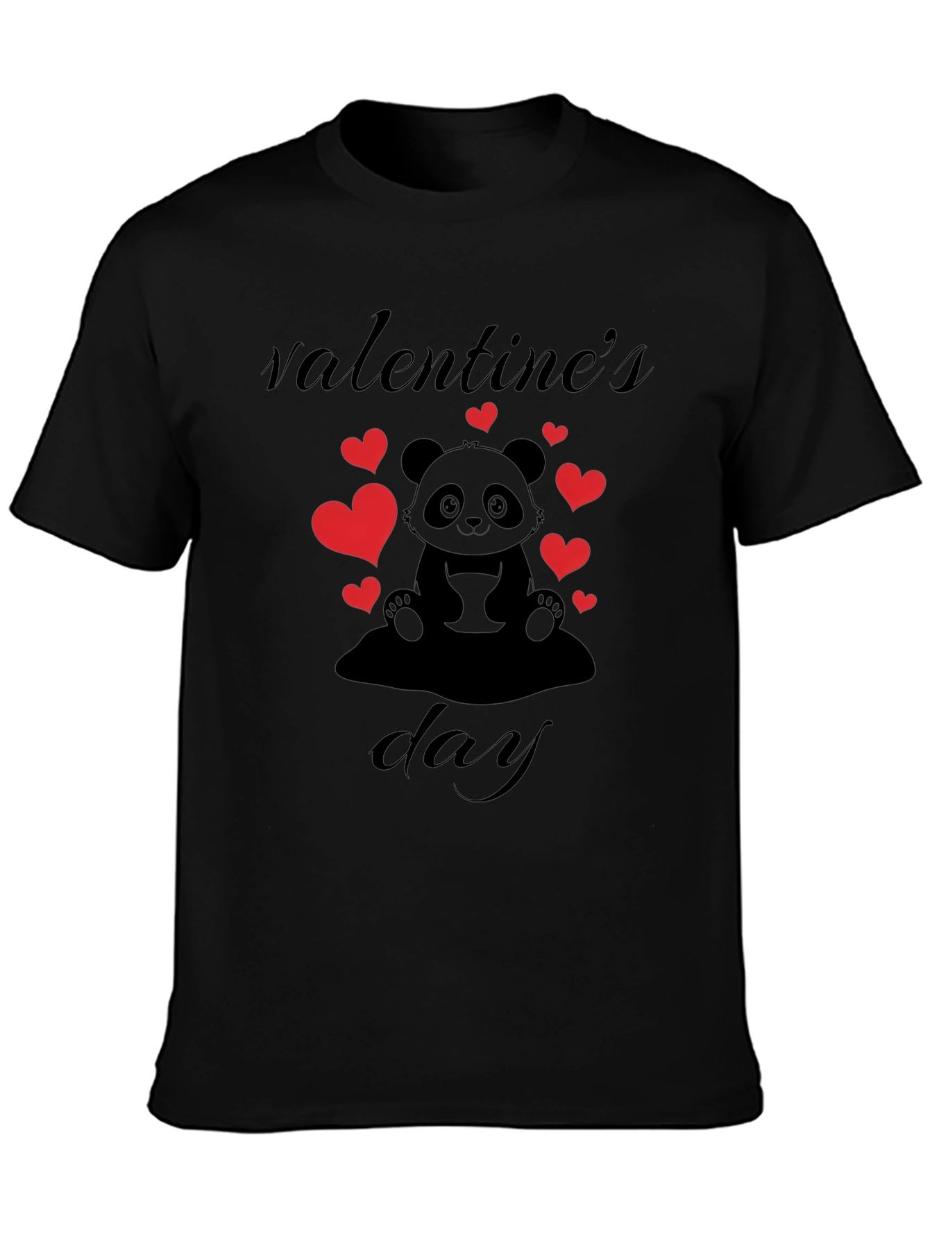 Valentines Day Panda T-Shirt