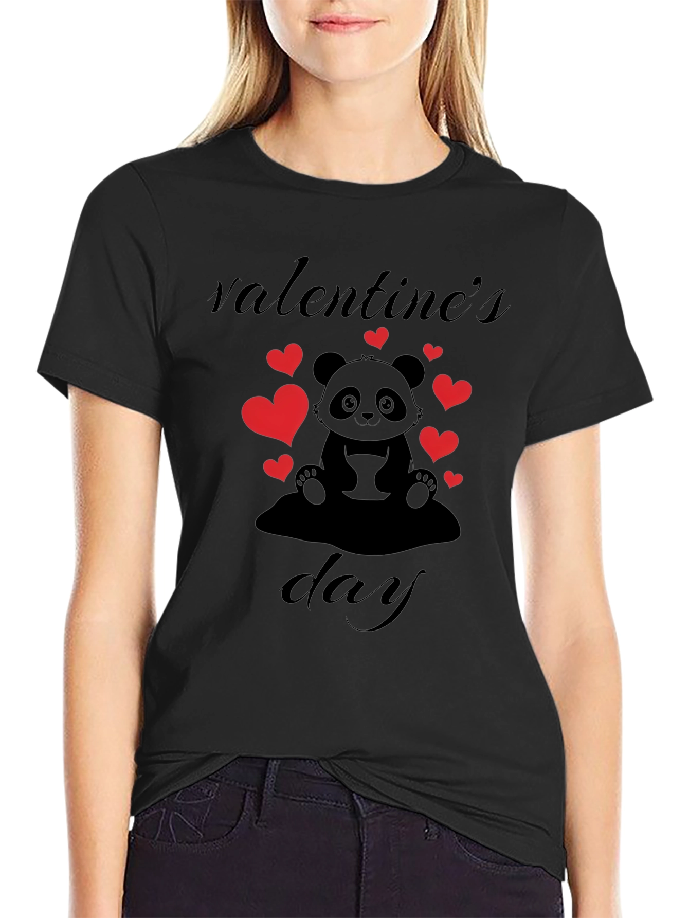 Valentines Day Panda T-Shirt