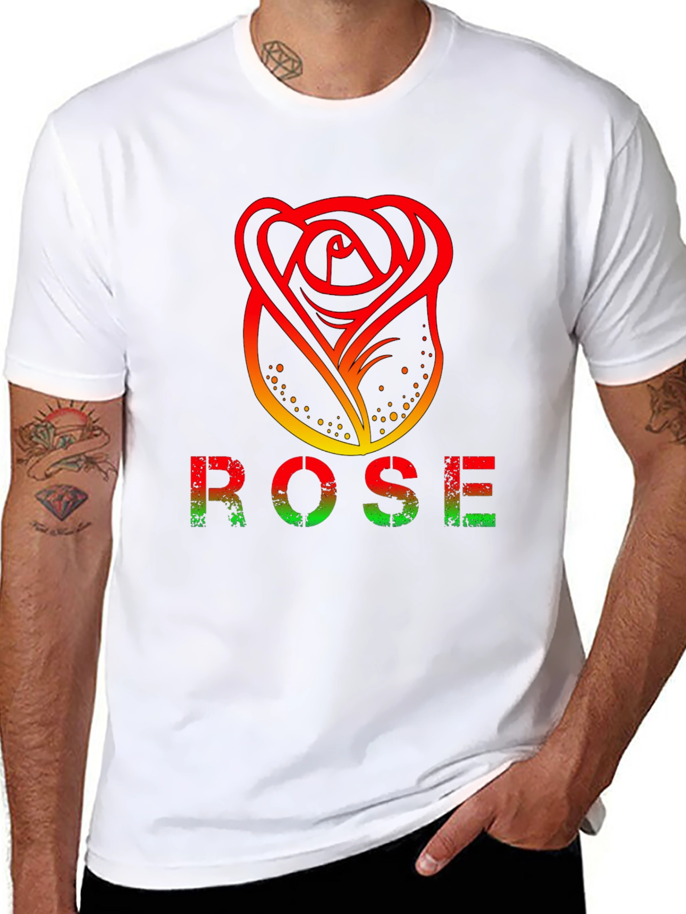 Rose Graphic T-Shirt - Modern Design