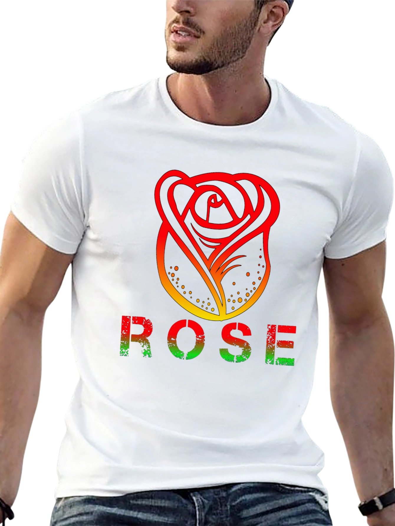 Rose Graphic T-Shirt - Modern Design