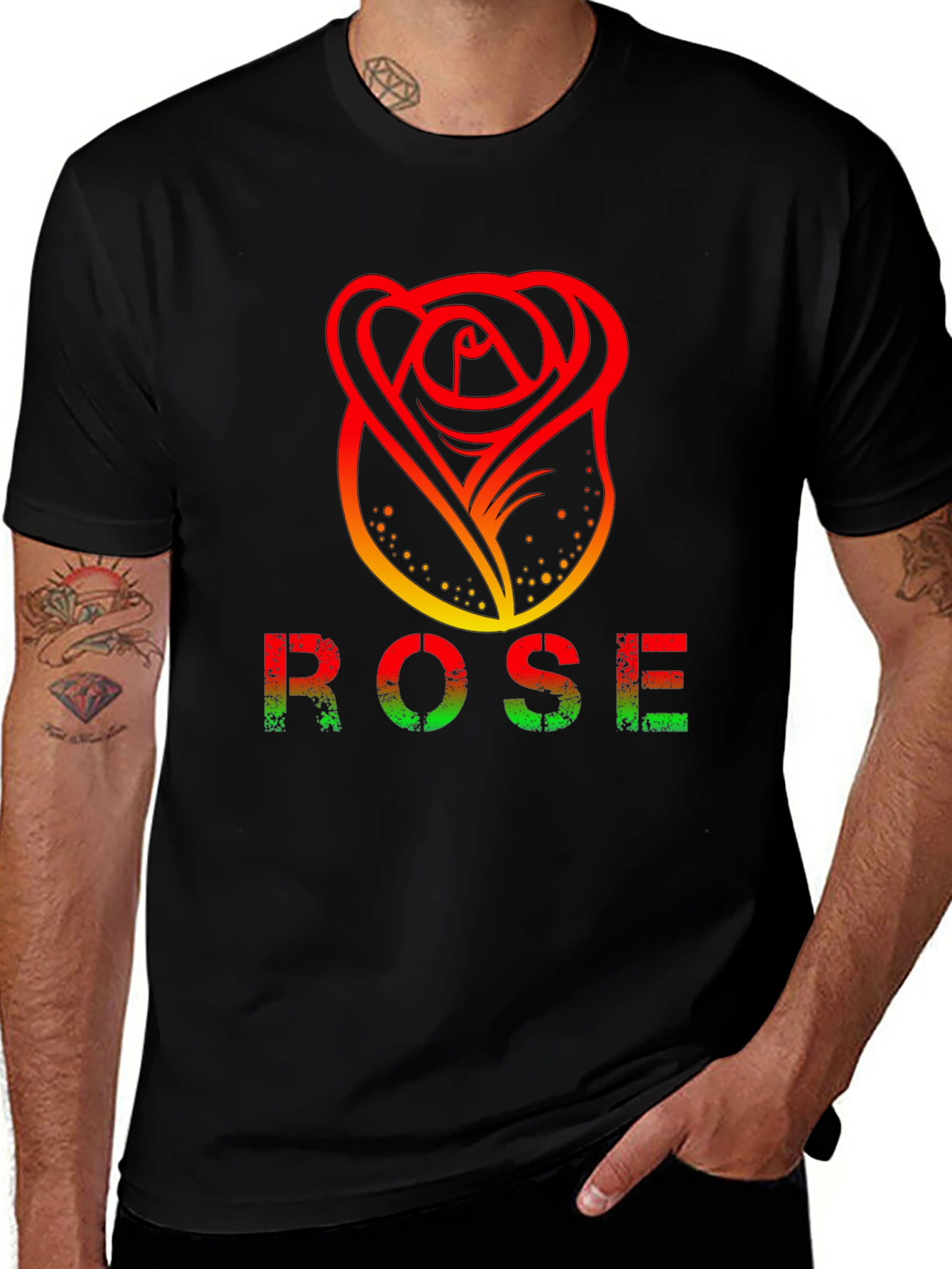 Rose Graphic T-Shirt - Modern Design