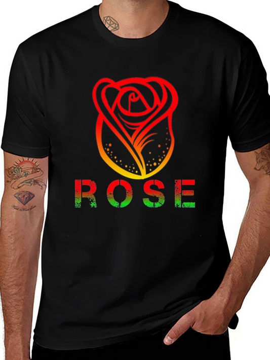 Rose Graphic T-Shirt - Modern Design