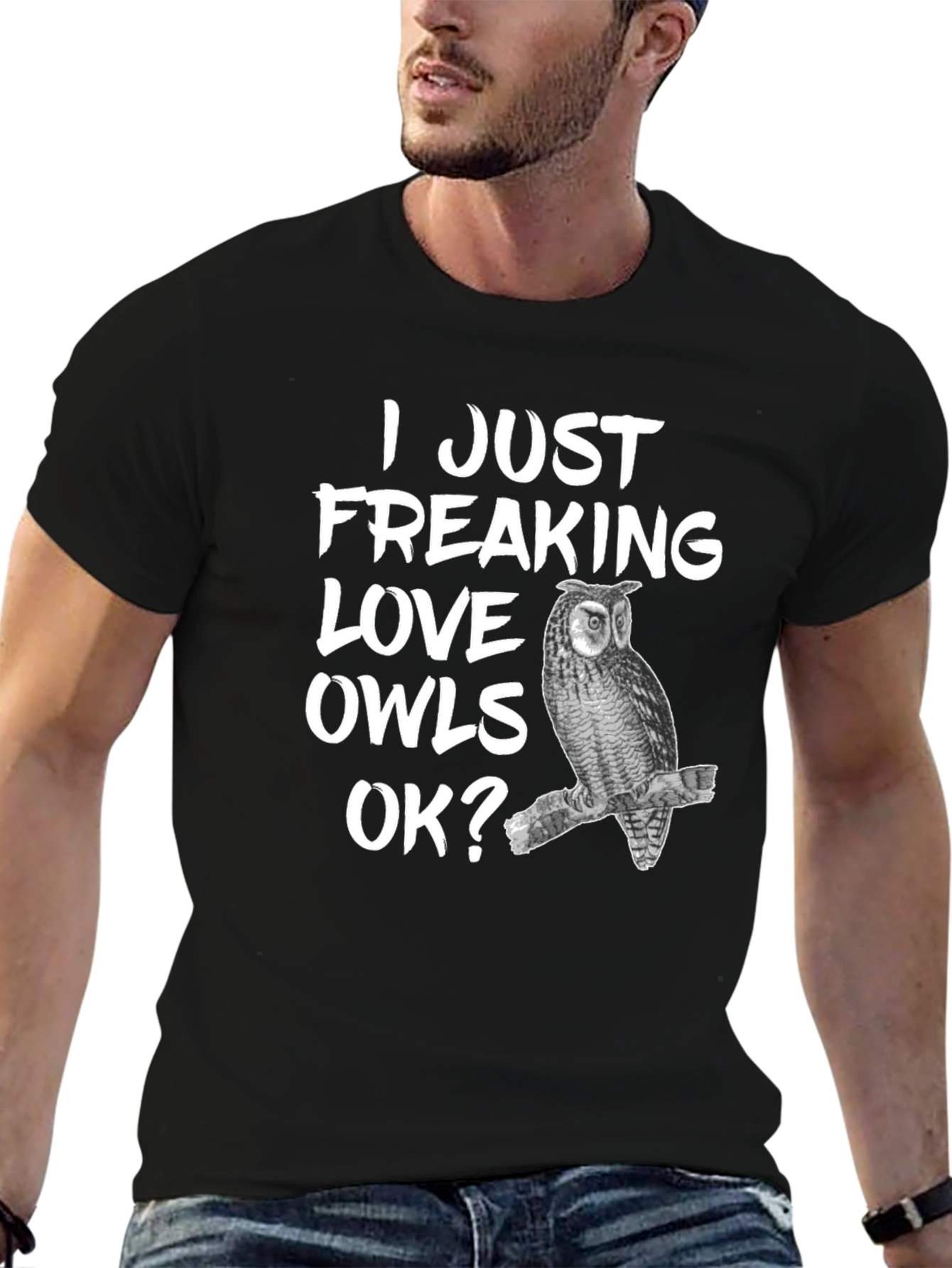 I Love Owls T-Shirt - Funny Owl Lover Tee