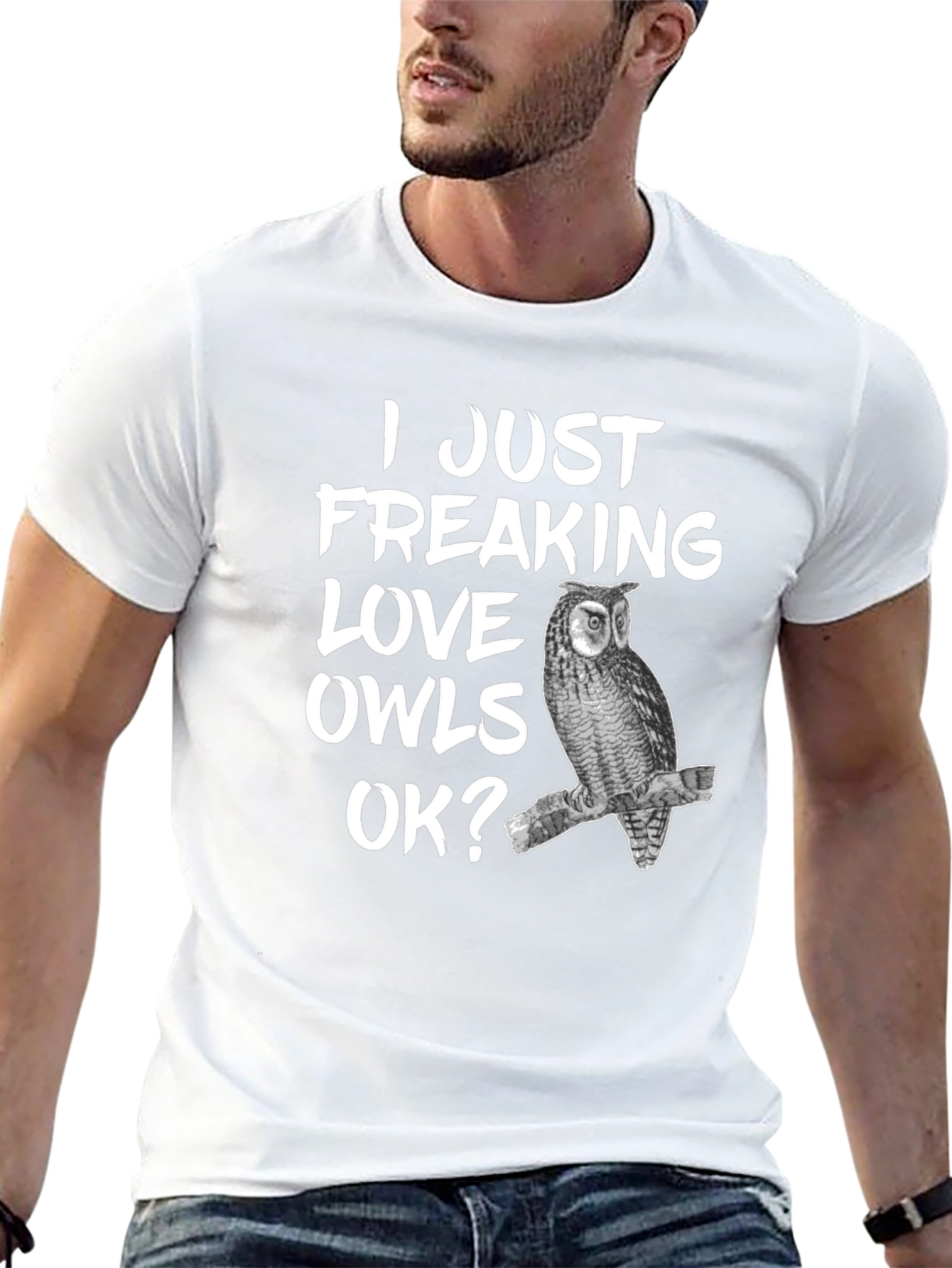 I Love Owls T-Shirt - Funny Owl Lover Tee